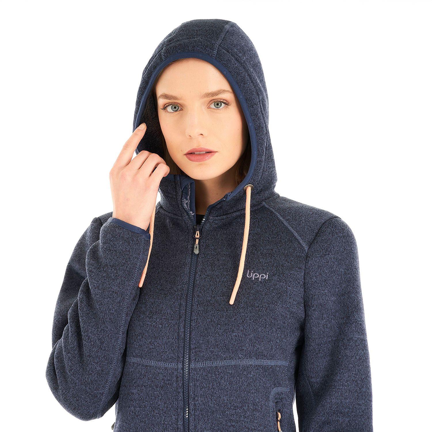 Polar Mujer Sense Blend-Pro Hoody Jacket Melange Azul Noche Lippi V22-6