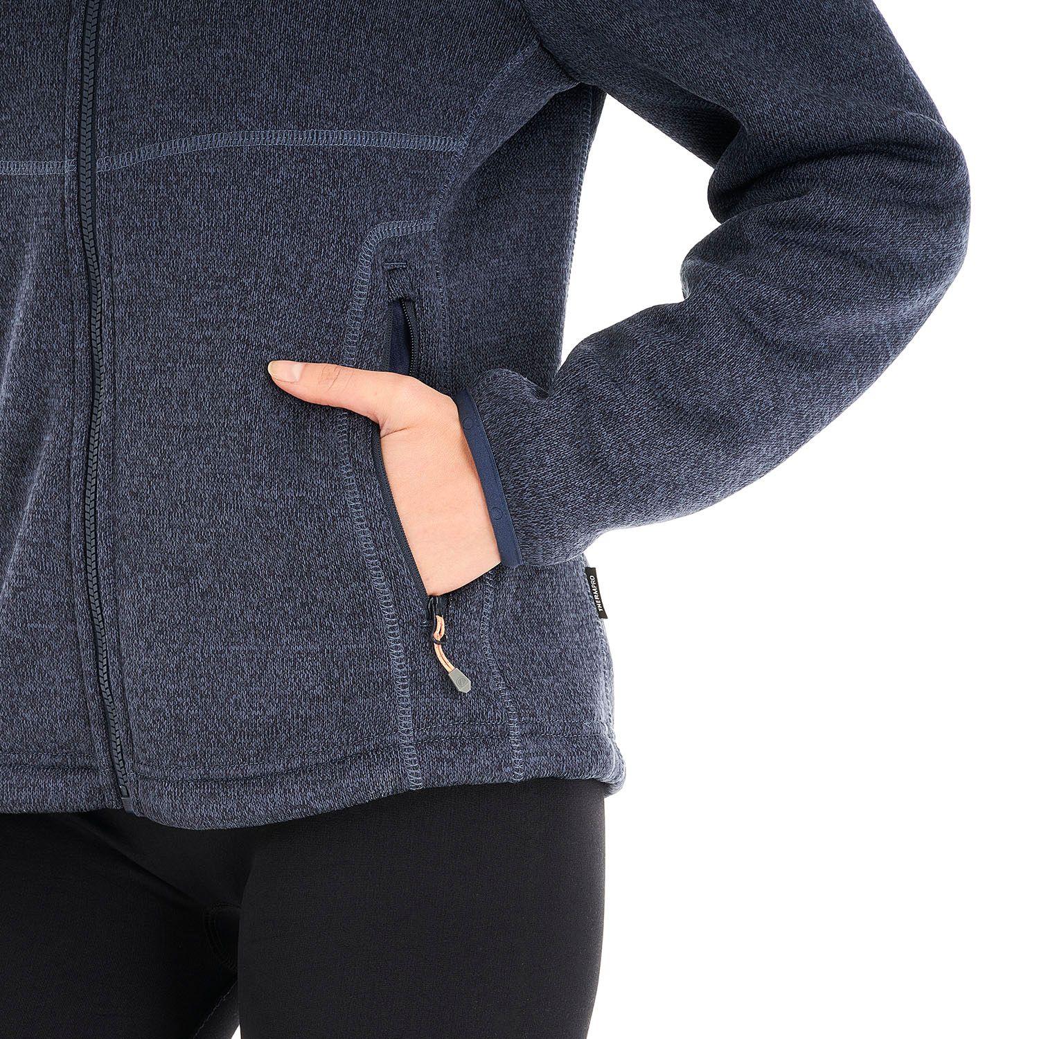 Polar Mujer Sense Blend-Pro Hoody Jacket Melange Azul Noche Lippi V22-7