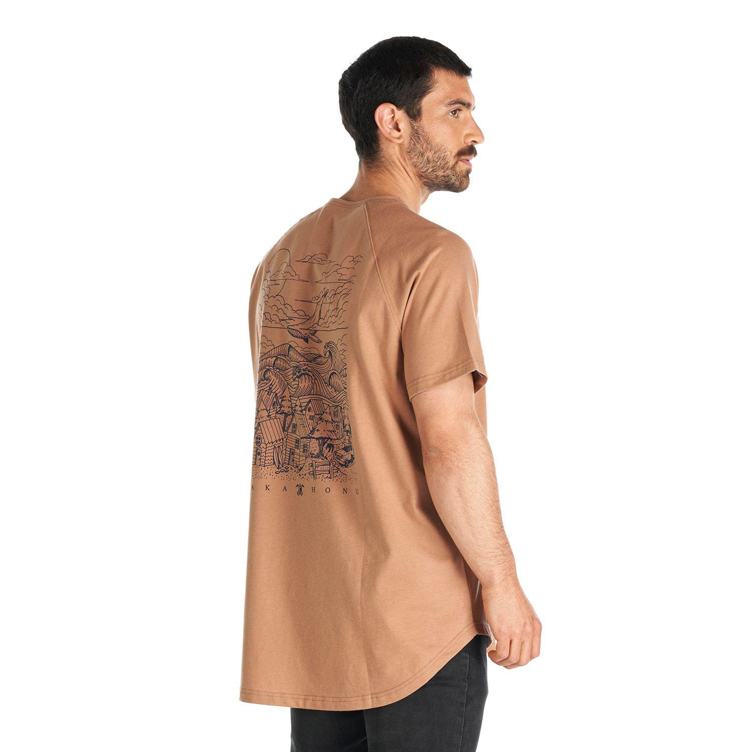 Polera Hombre Mundo magico Cafe Haka Honu-4