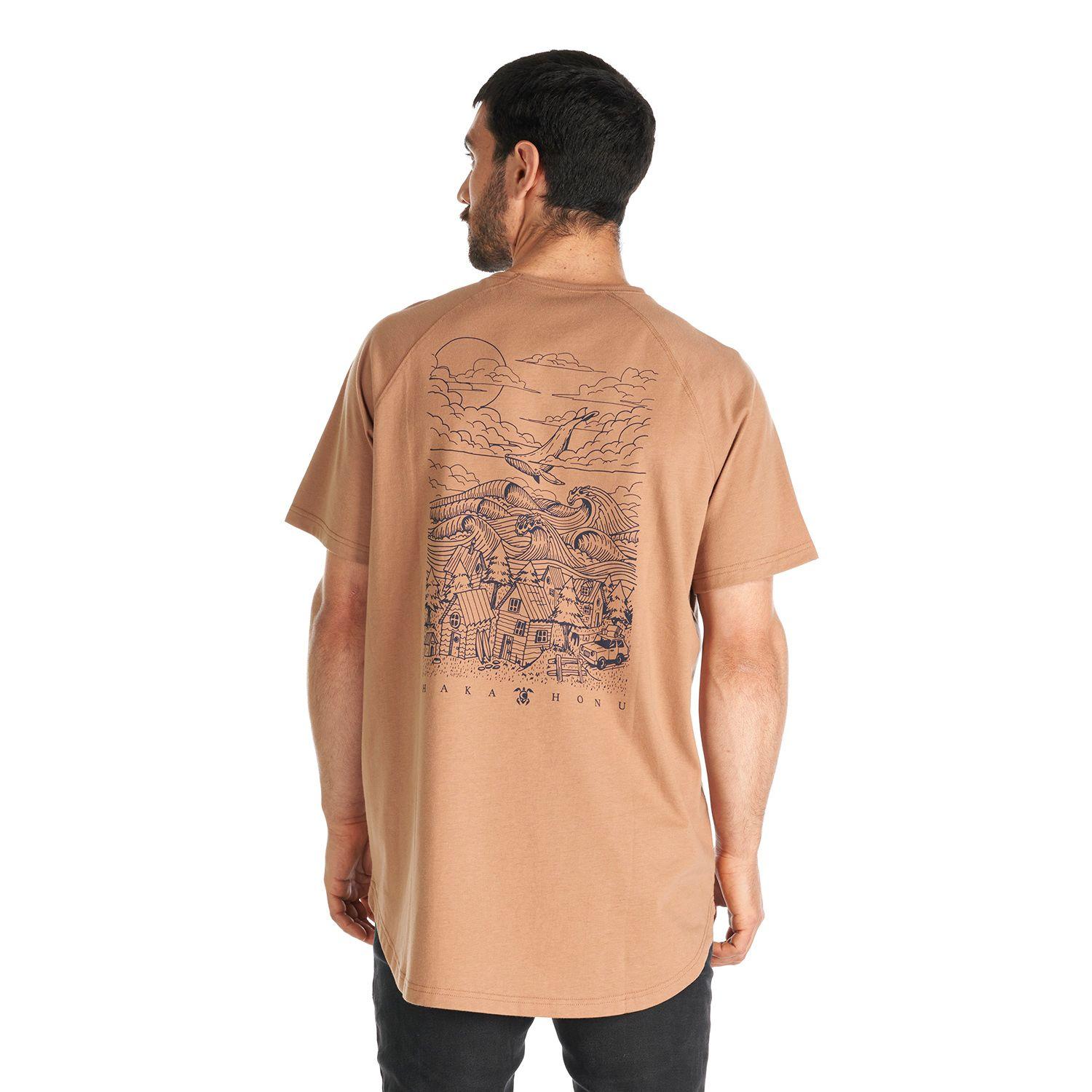 Polera Hombre Mundo magico Cafe Haka Honu-5