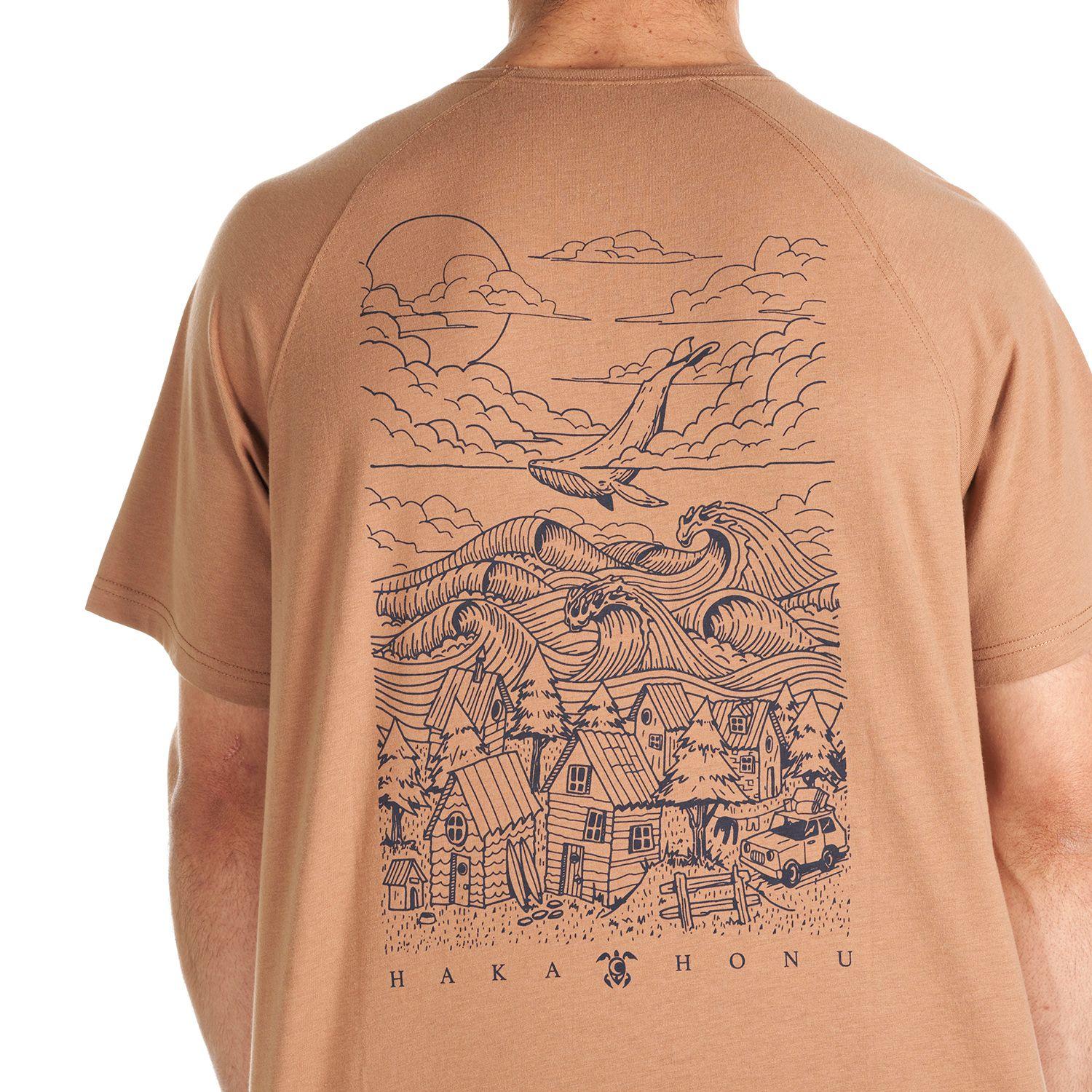 Polera Hombre Mundo magico Cafe Haka Honu-6