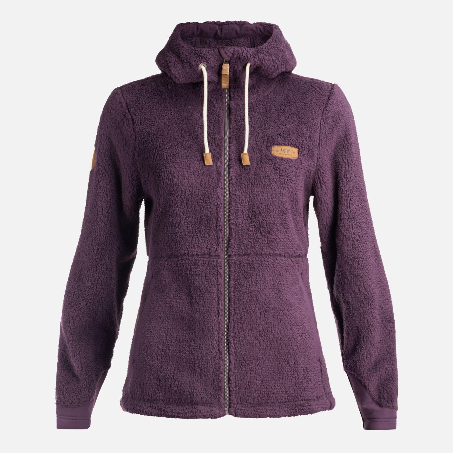 Chaqueta Mujer Bear Shaggy-Pro Hoody Jacket Morado Oscuro Lippi-0