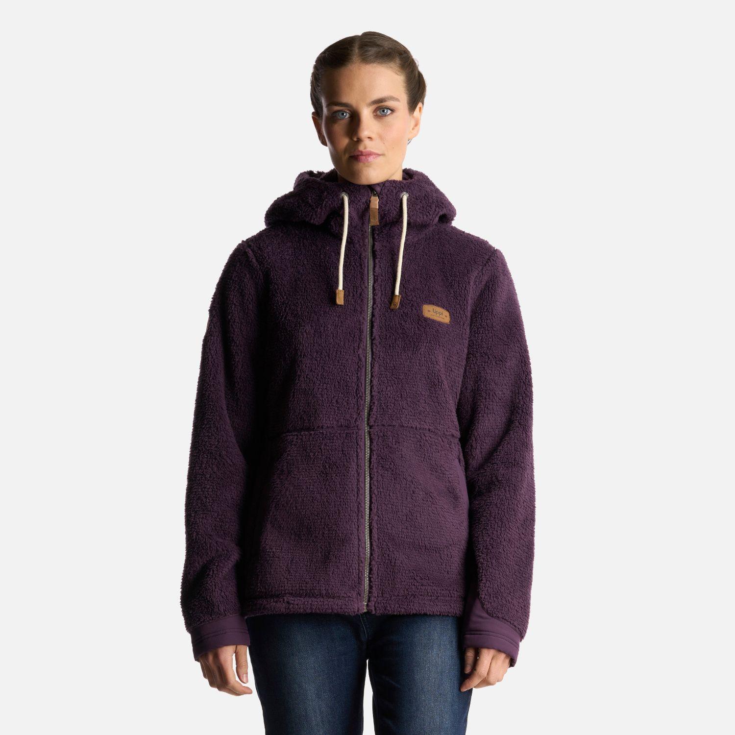 Chaqueta Mujer Bear Shaggy-Pro Hoody Jacket Morado Oscuro Lippi-1