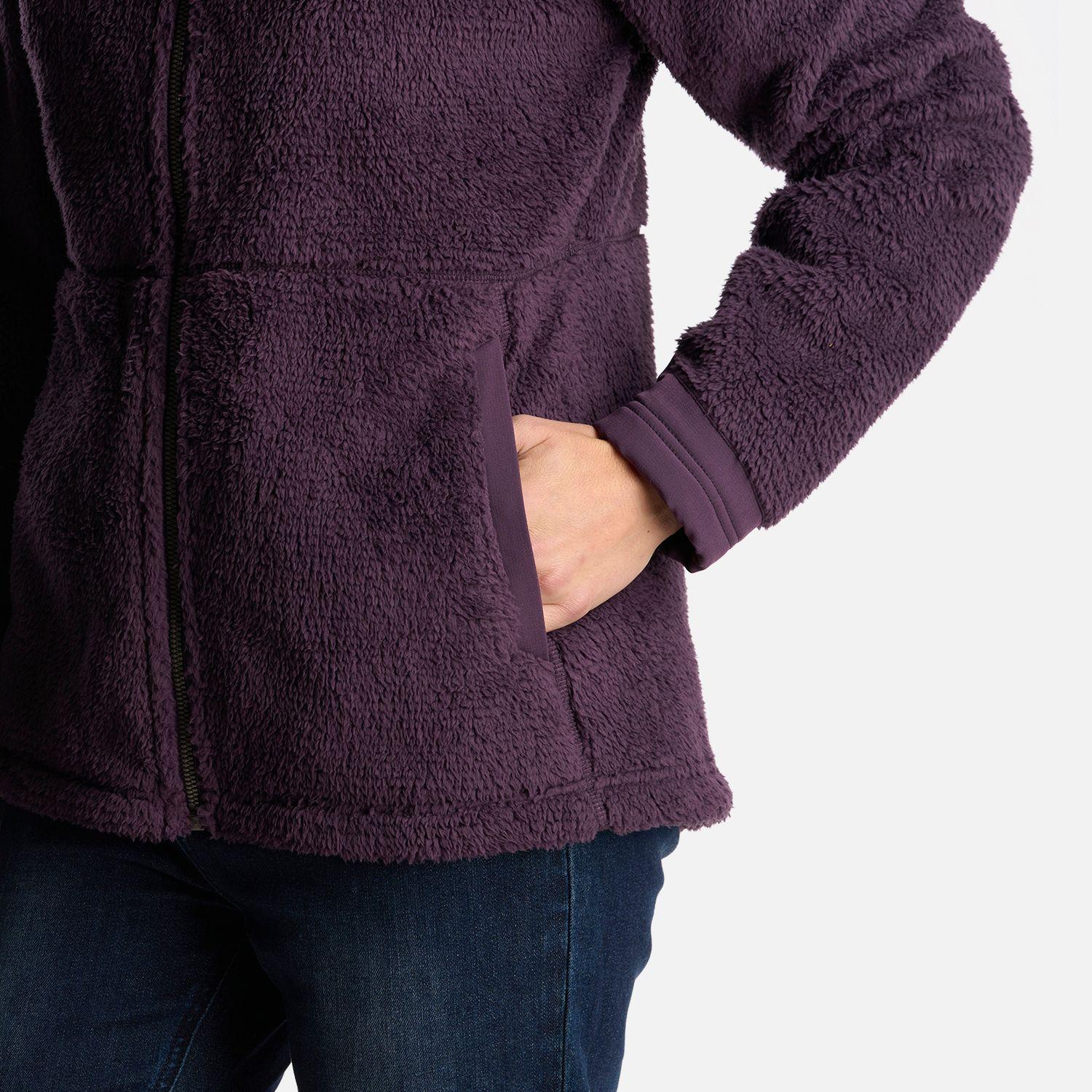 Chaqueta Mujer Bear Shaggy-Pro Hoody Jacket Morado Oscuro Lippi-5