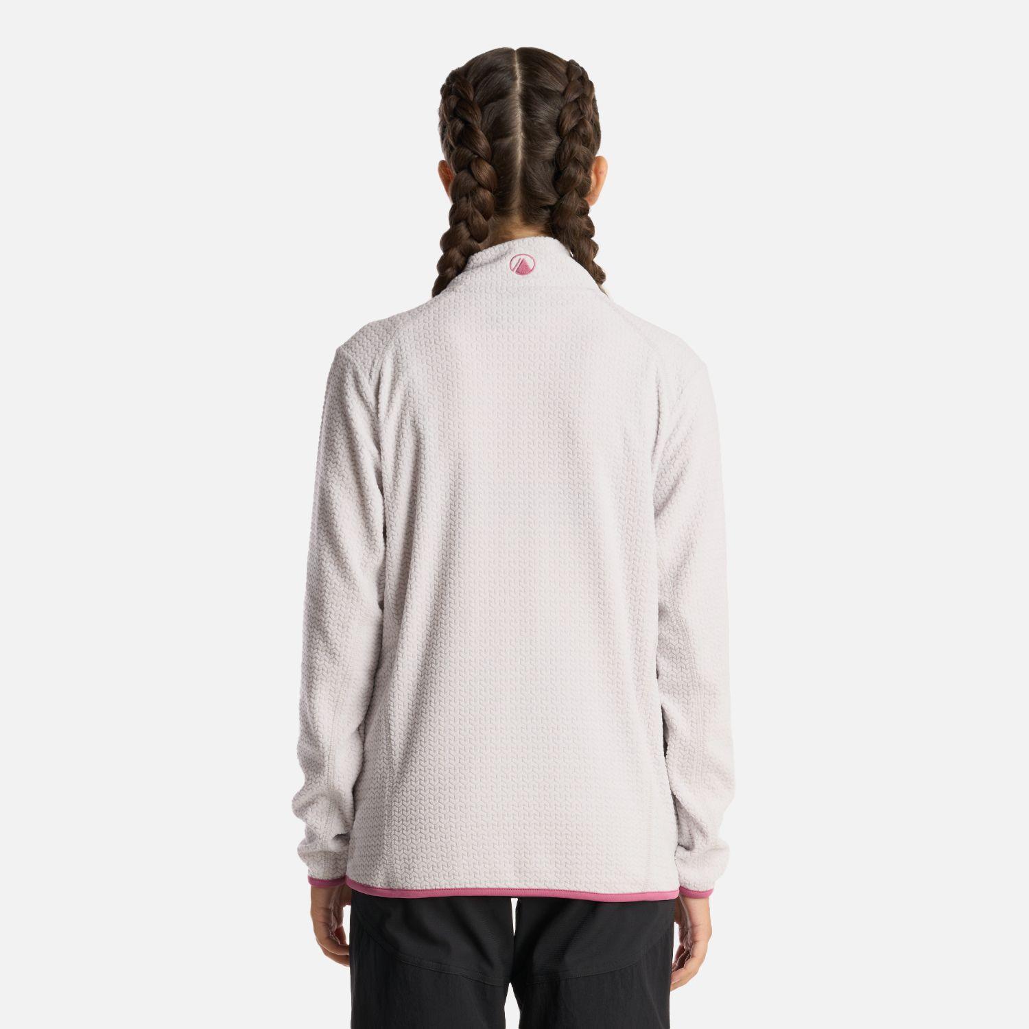 Poleron Teen Girl Mild Nano-F 14 Zip Gris Calido Lippi-3