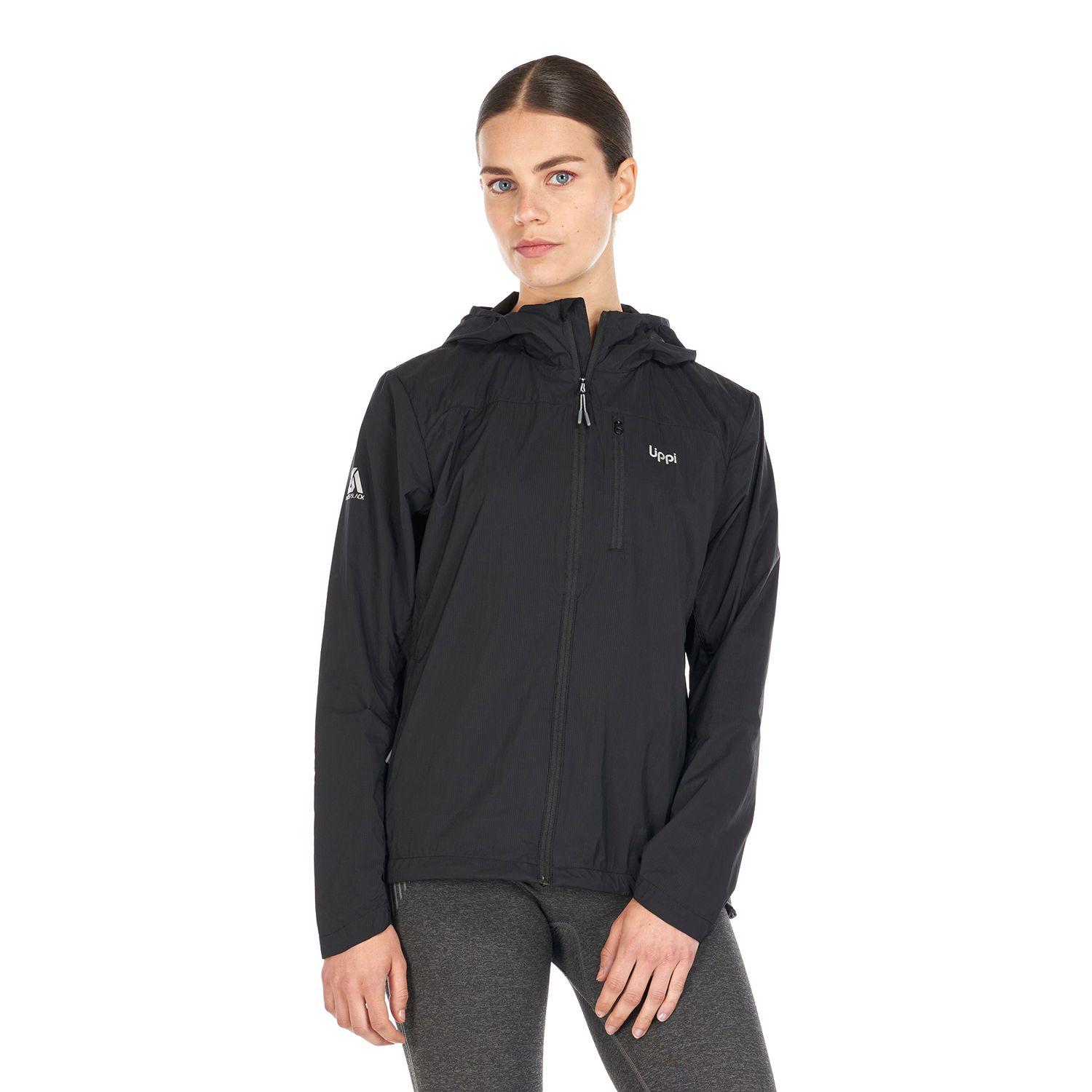 Chaqueta Mujer Spry WindBreaker Hoody Jacket Negro Lippi-1
