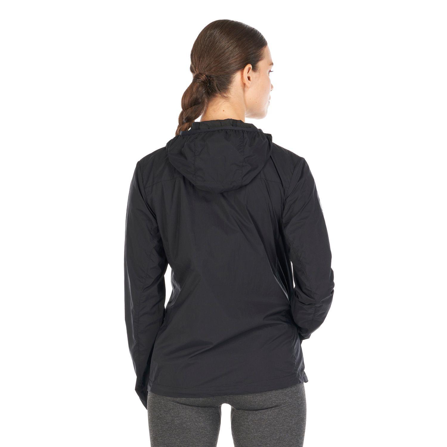 Chaqueta Mujer Spry WindBreaker Hoody Jacket Negro Lippi-5