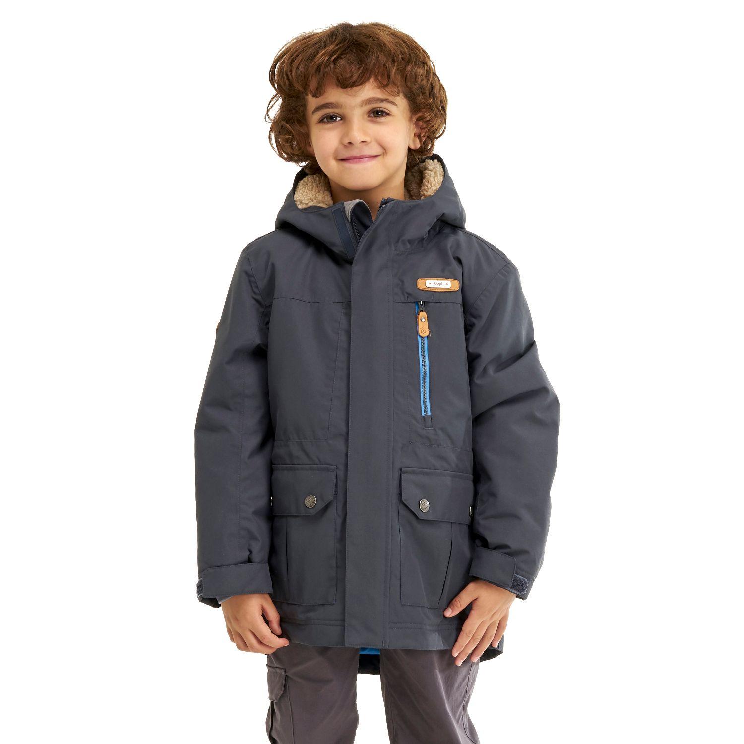 Chaqueta Niño Roble B-Dry Hoody Jacket Grafito Lippi I20-1