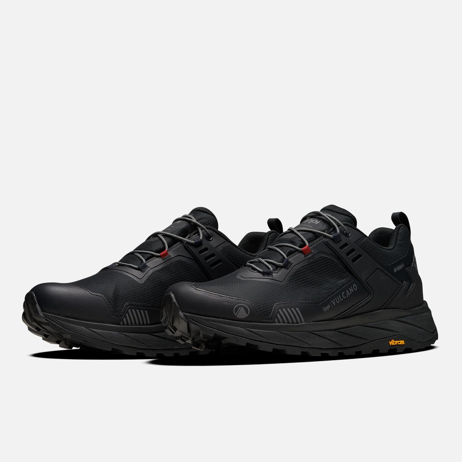 Zapatilla Hombre Atlas Low Negro Rojo Lippi I24-3