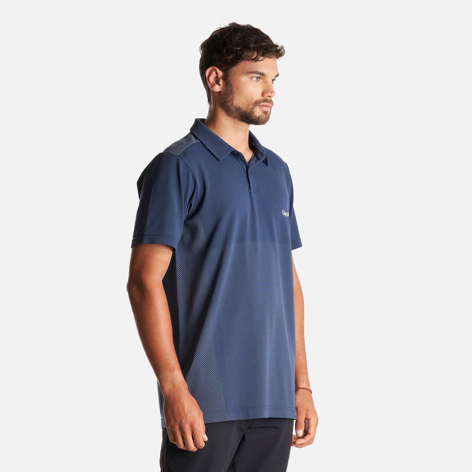 Polera Hombre B-Classic Seamless Polo Azul Noche Lippi-2