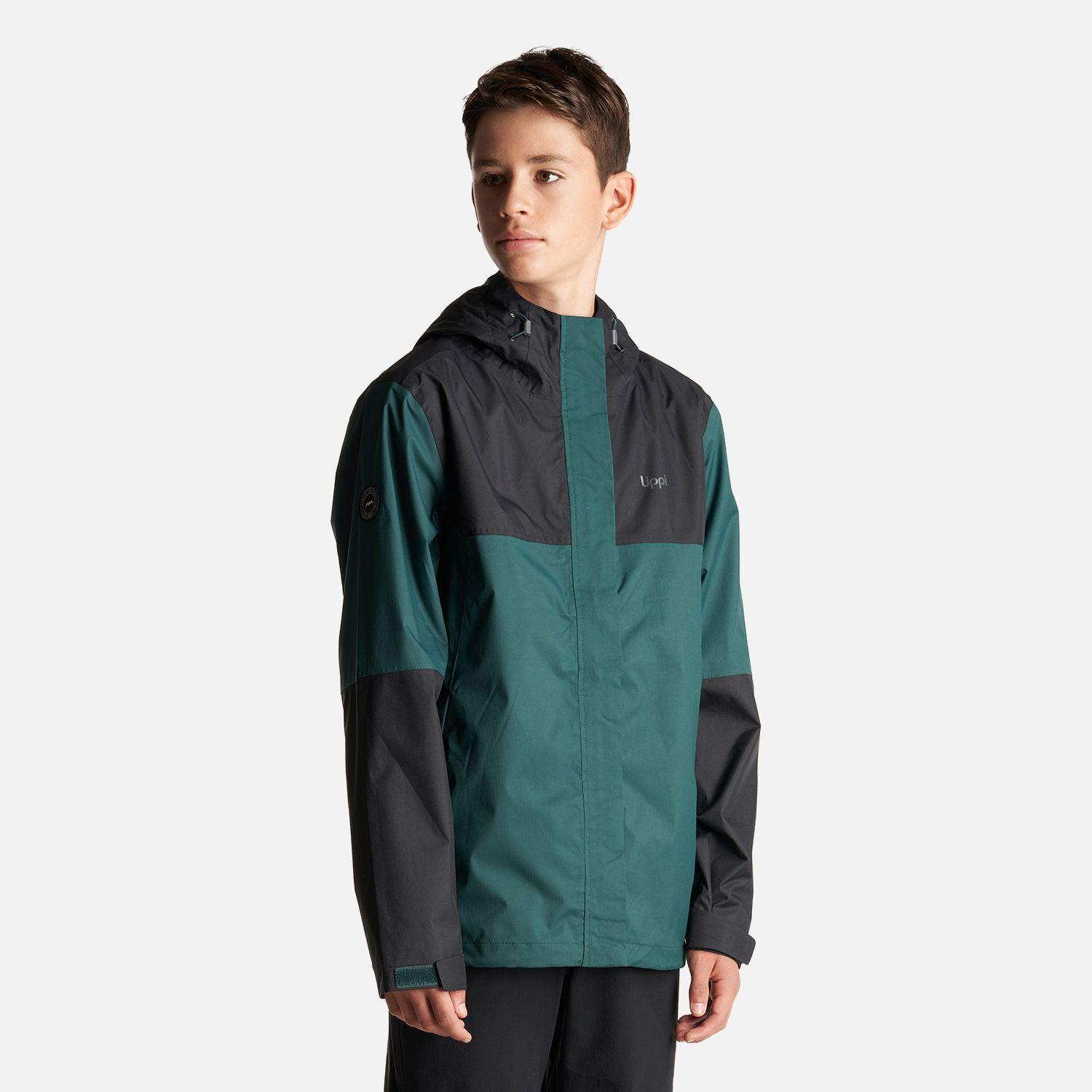 Chaqueta Teen Boy Blizzard B-Dry Hoody Jacket Grafito Turquesa Oscuro Lippi I23-2