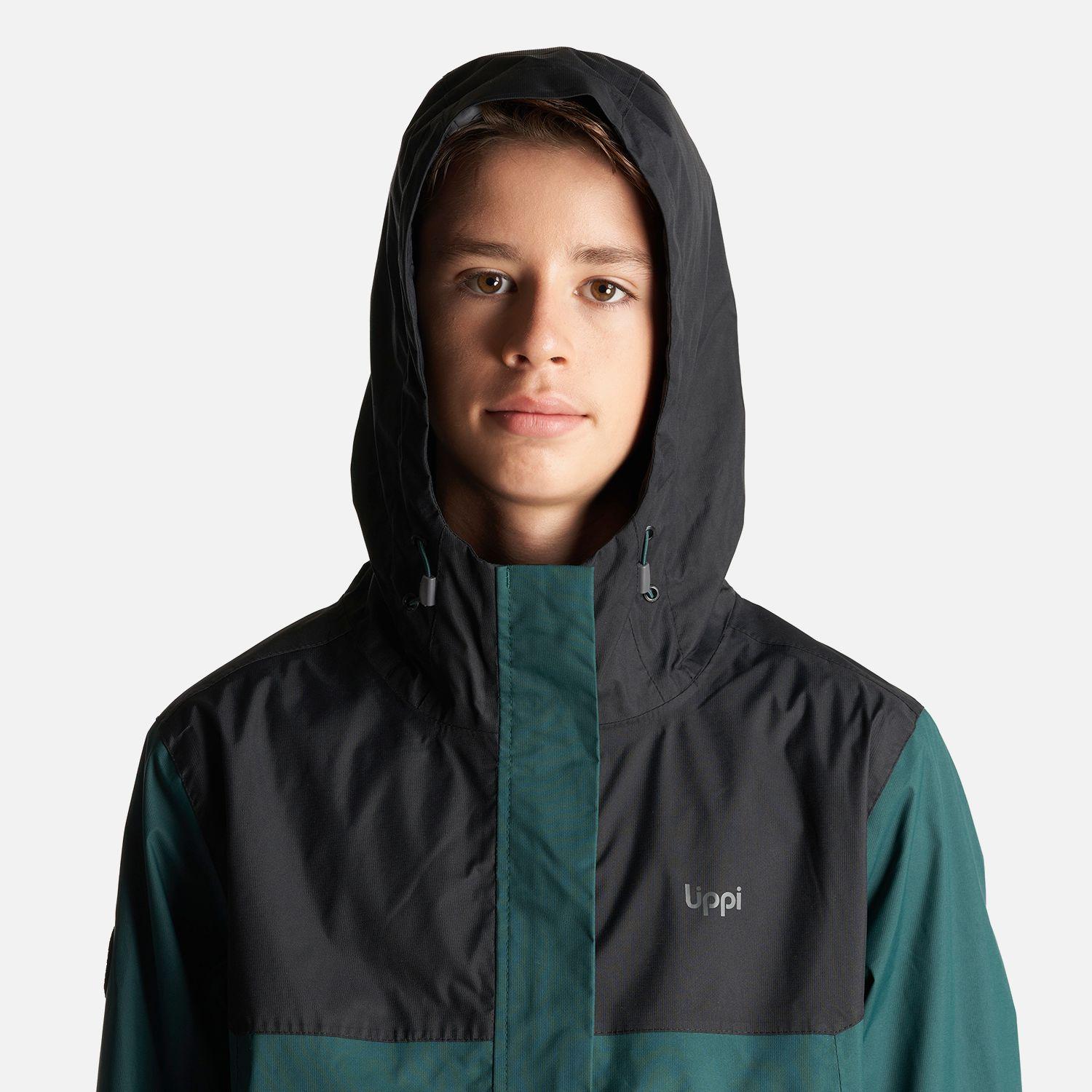 Chaqueta Teen Boy Blizzard B-Dry Hoody Jacket Grafito Turquesa Oscuro Lippi I23-4