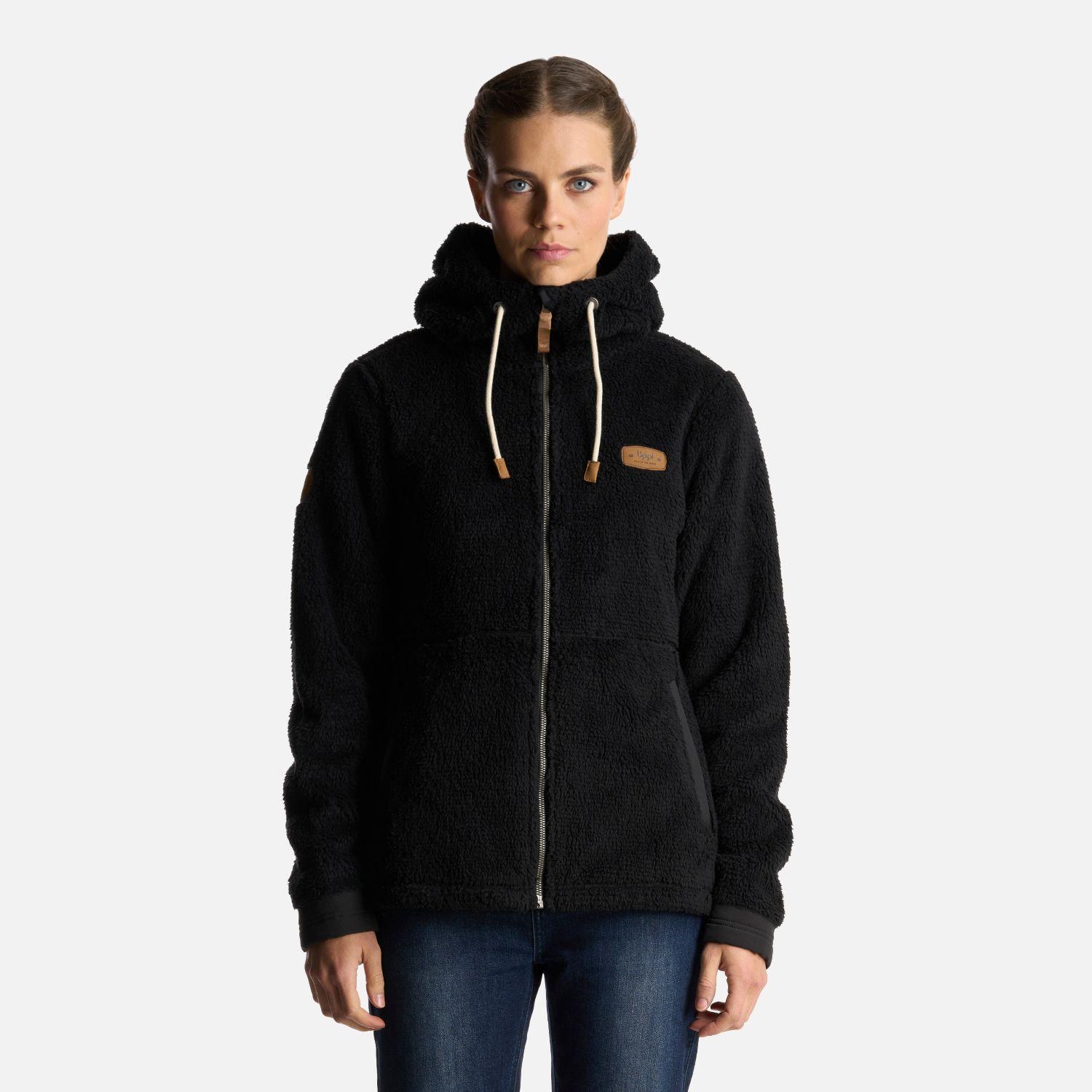 Chaqueta Mujer Bear Shaggy-Pro Hoody Jacket Negro Lippi I24-1