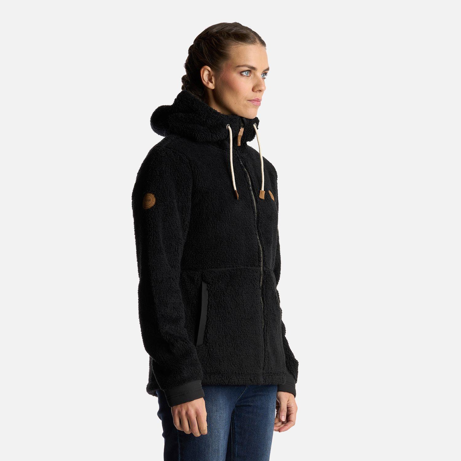 Chaqueta Mujer Bear Shaggy-Pro Hoody Jacket Negro Lippi I24-2