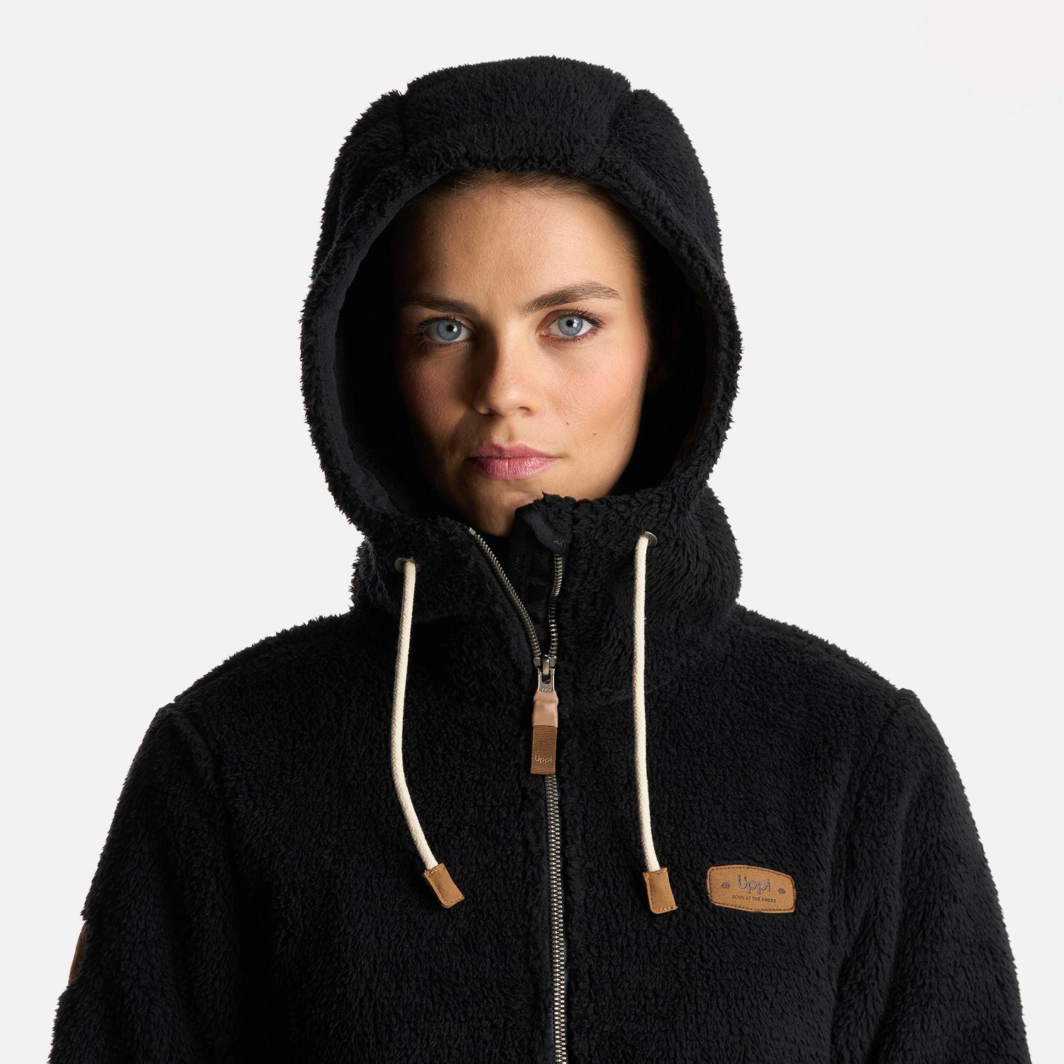 Chaqueta Mujer Bear Shaggy-Pro Hoody Jacket Negro Lippi I24-3