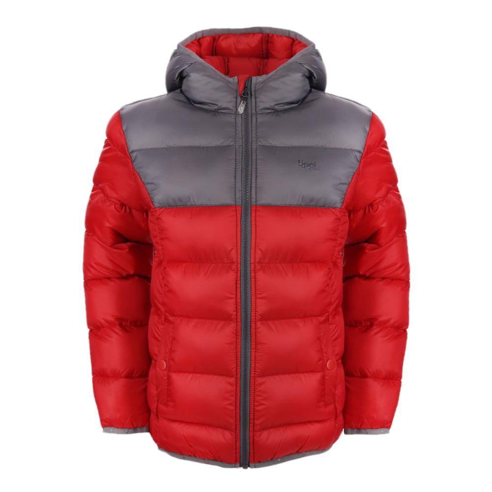 Chaqueta Niño All Winter Steam-Pro Hoody Jacket Gris Oscuro / Rojo Oscuro Lippi-0
