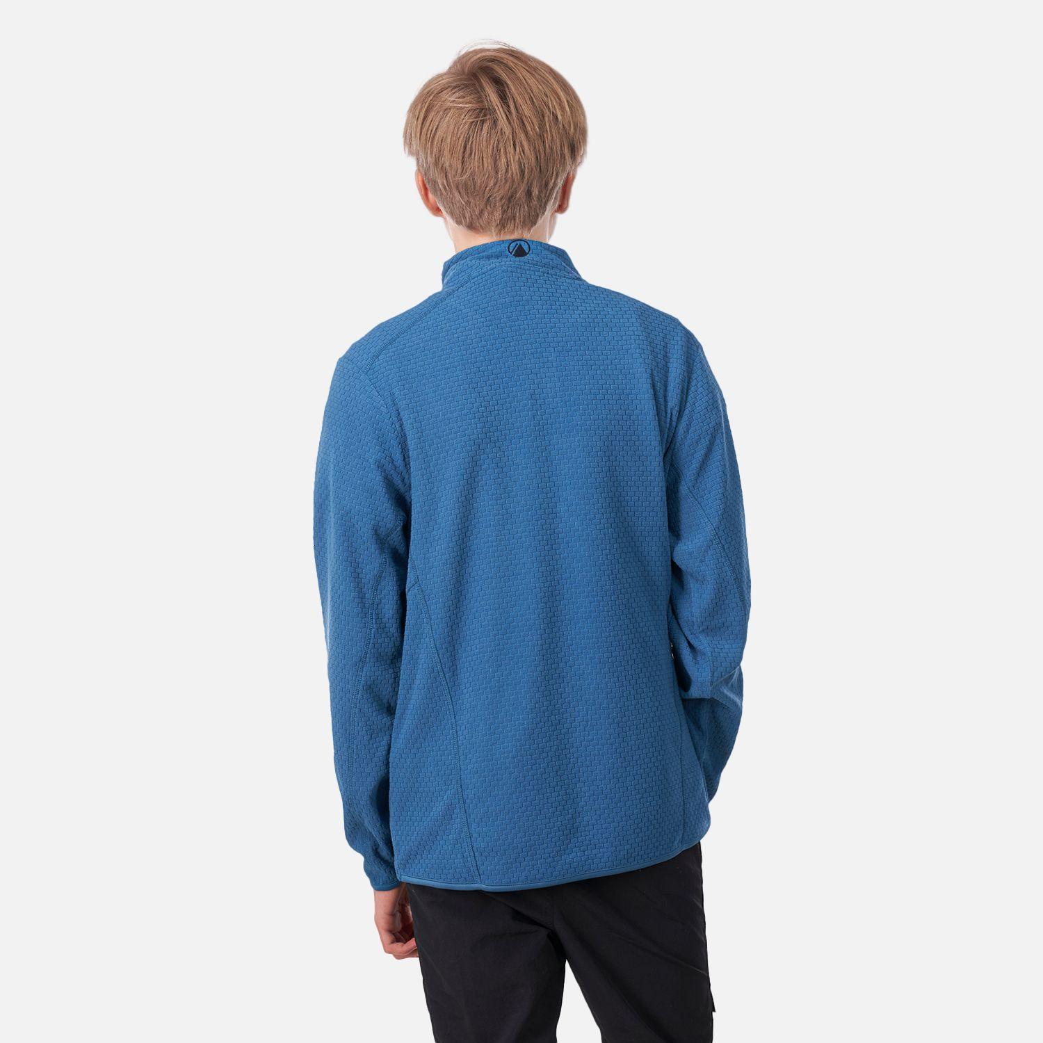 Poleron Teen Boy Mild Nano-F 14 Zip Turquesa Oscuro Lippi-2