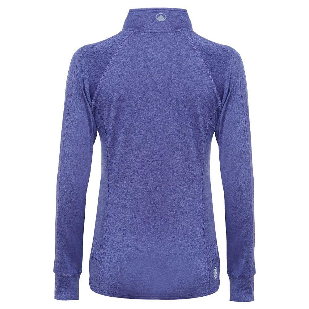 Poleron Mujer Ventus Nano-F 14 Zip Morado Lippi-1