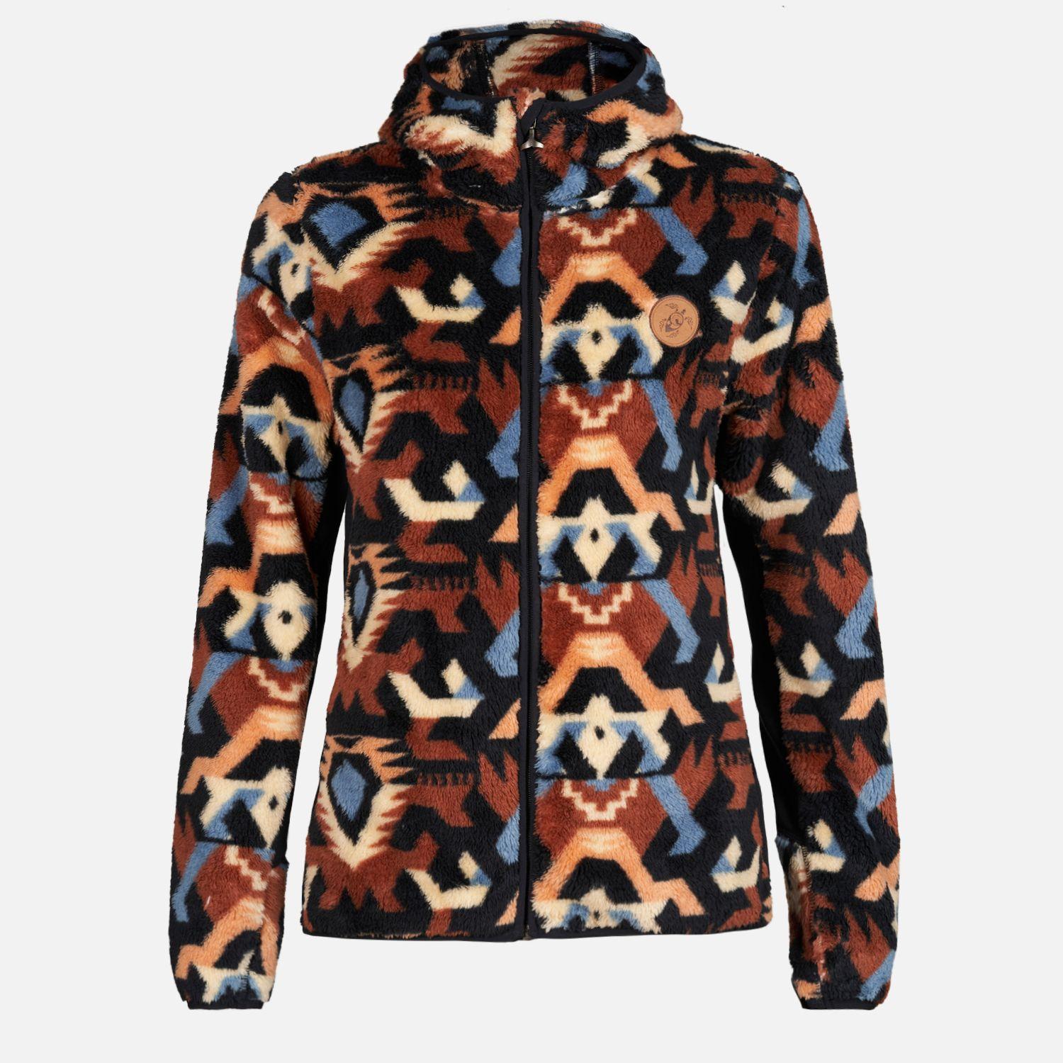 Chaqueta Mujer Calur-Oso Print Terracota Haka Honu V23-0