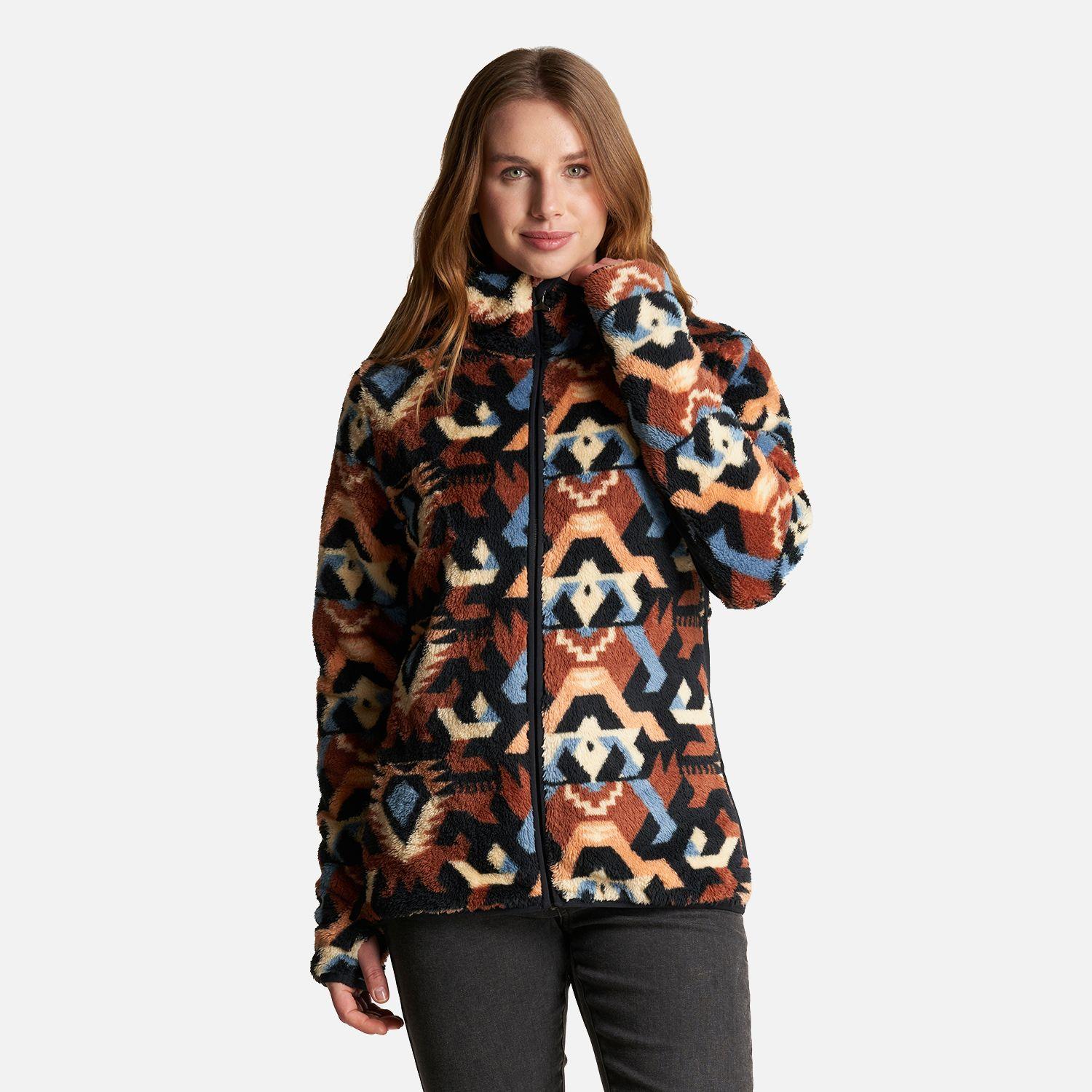 Chaqueta Mujer Calur-Oso Print Terracota Haka Honu V23-1