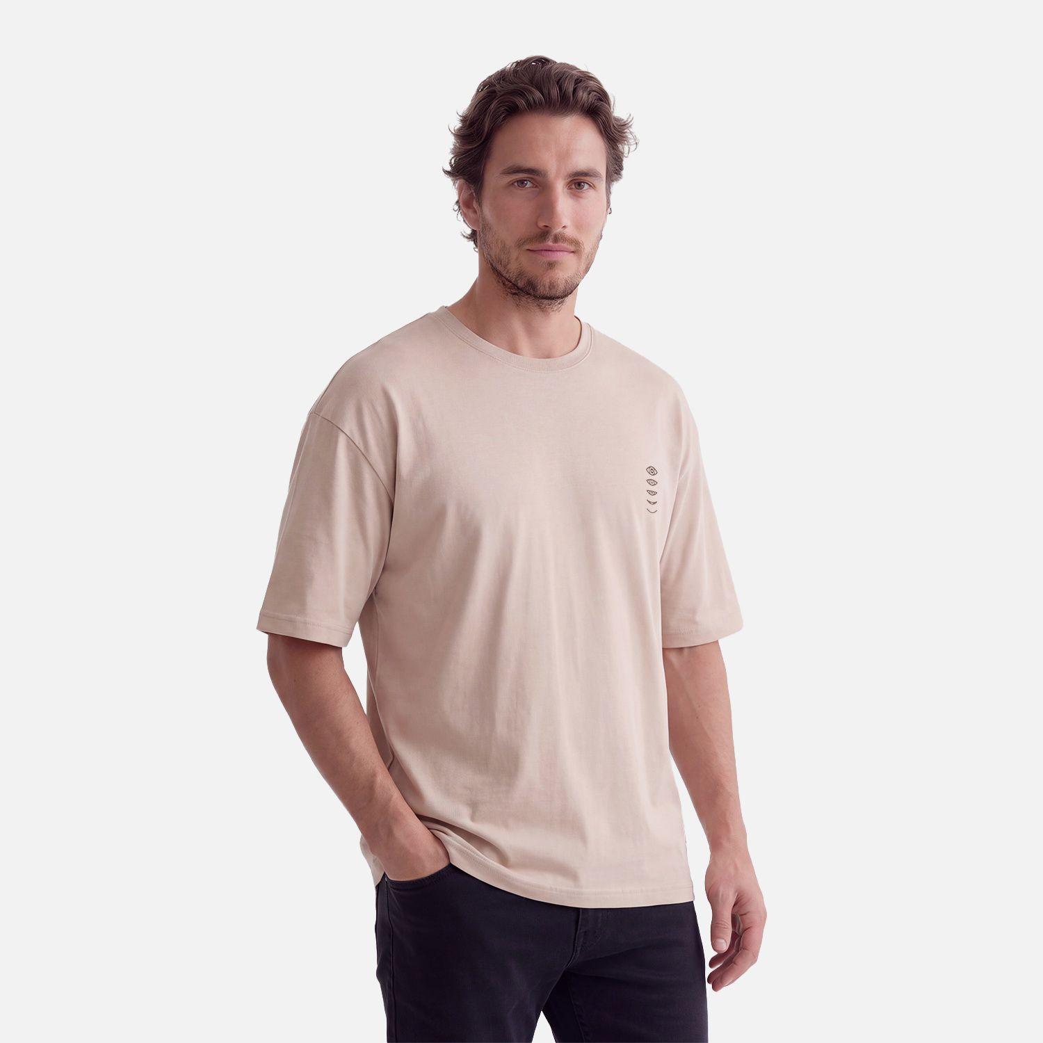 Polera Hombre Parcel Taupe Haka Honu V27-0