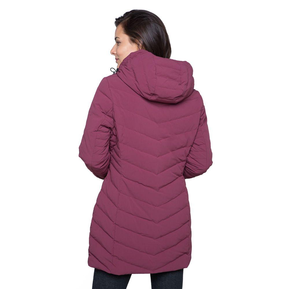 Chaqueta Mujer La Puntilla Burdeo Haka Honu-1