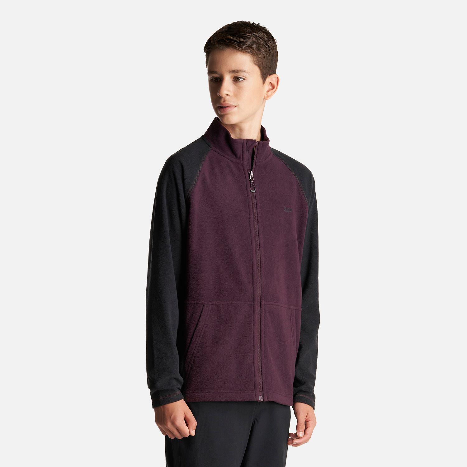 Chaqueta Teen Boy Cold Day Therm-Pro Full Zip Jacket Burdeo/Negro Lippi-2