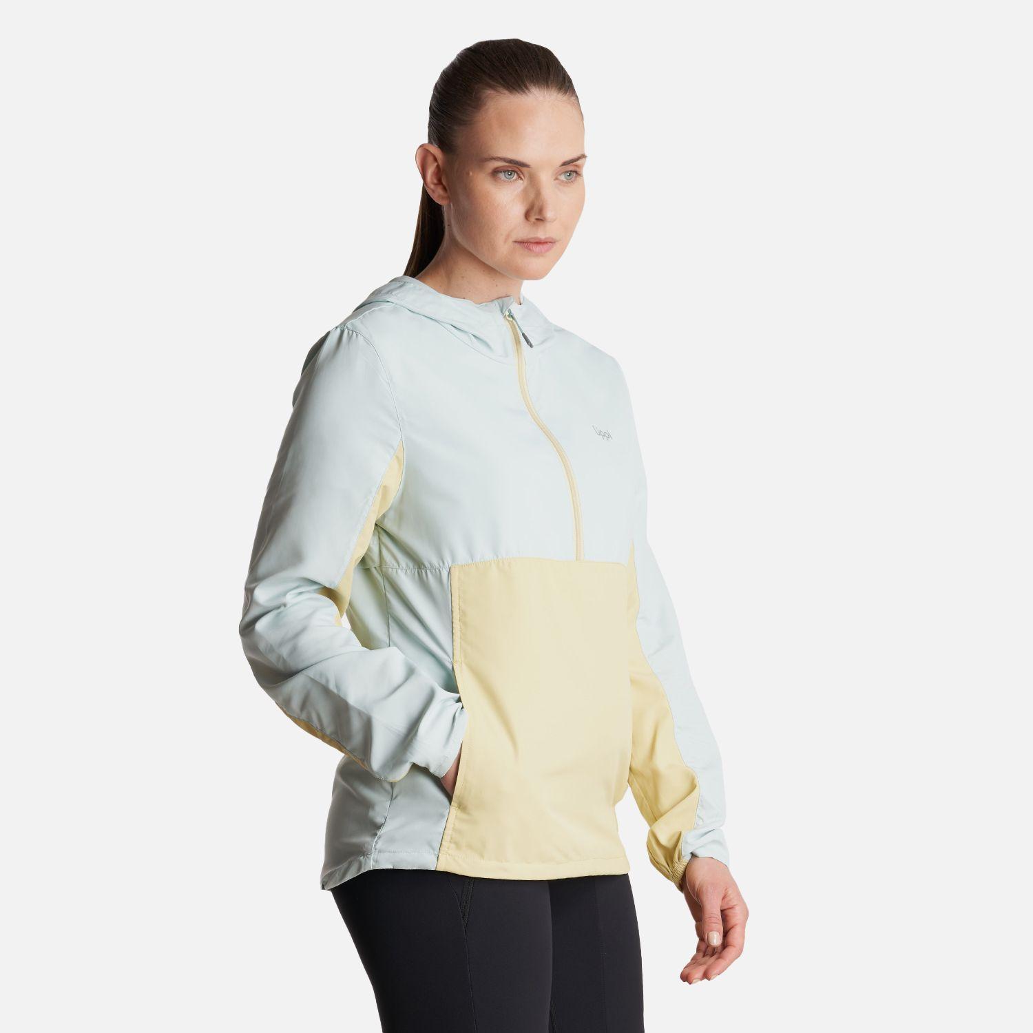 Chaqueta Mujer  Nightfall WindBreaker 1/4 Zip Hoody Jacket Celeste Lippi-2