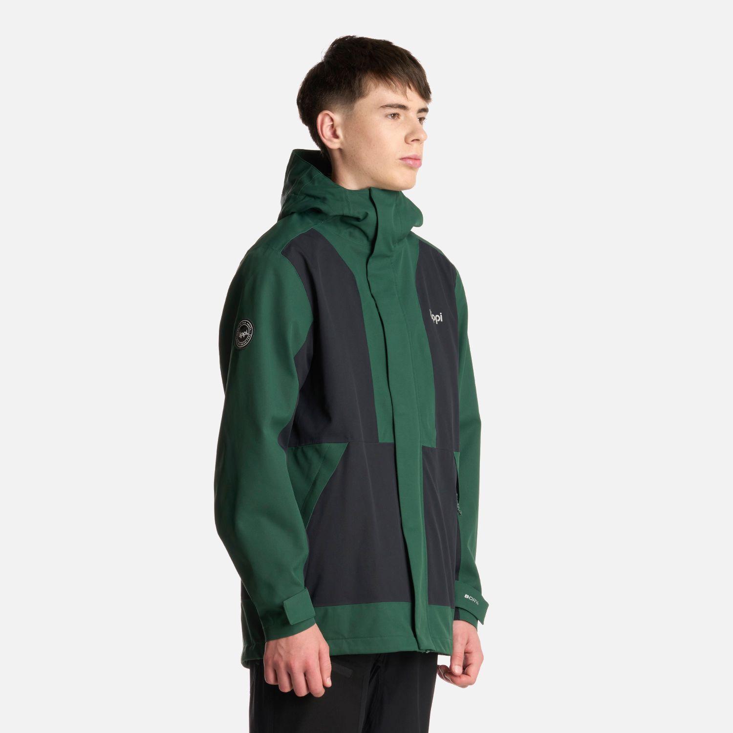 Chaqueta Teen Boy Lake Fusion 3 B-Dry Hoody Jacket Verde Botella Lippi-2