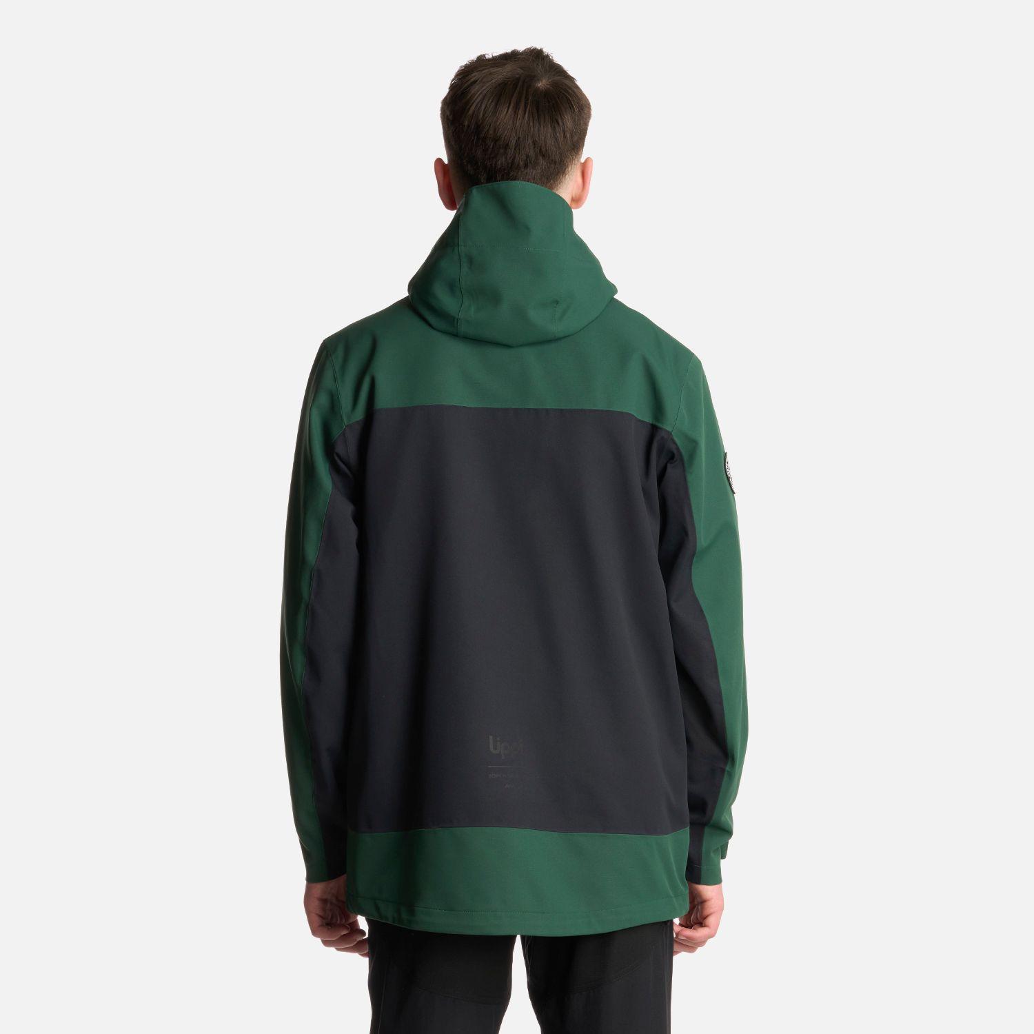 Chaqueta Teen Boy Lake Fusion 3 B-Dry Hoody Jacket Verde Botella Lippi-3