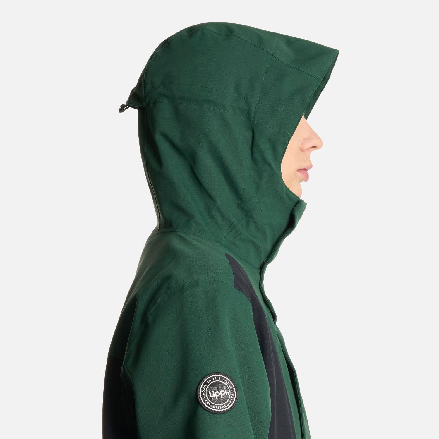 Chaqueta Teen Boy Lake Fusion 3 B-Dry Hoody Jacket Verde Botella Lippi-4