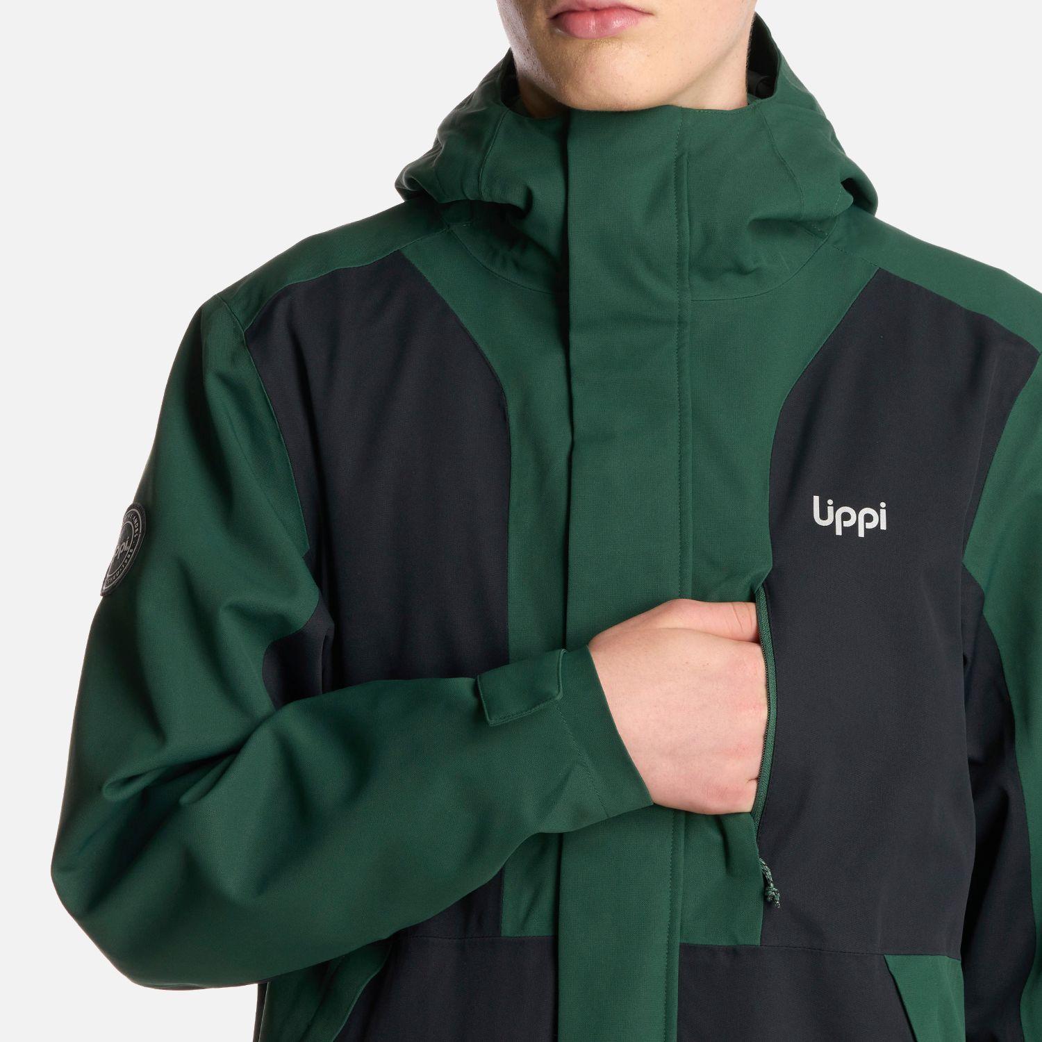Chaqueta Teen Boy Lake Fusion 3 B-Dry Hoody Jacket Verde Botella Lippi-5