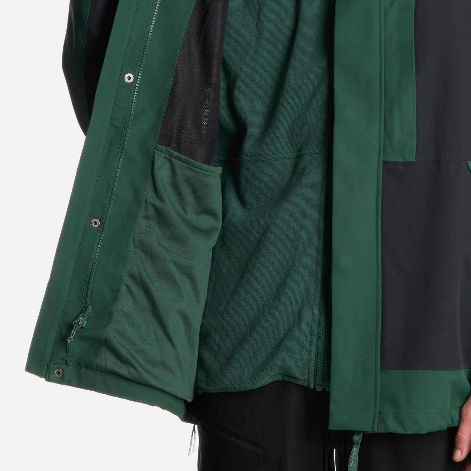 Chaqueta Teen Boy Lake Fusion 3 B-Dry Hoody Jacket Verde Botella Lippi-9