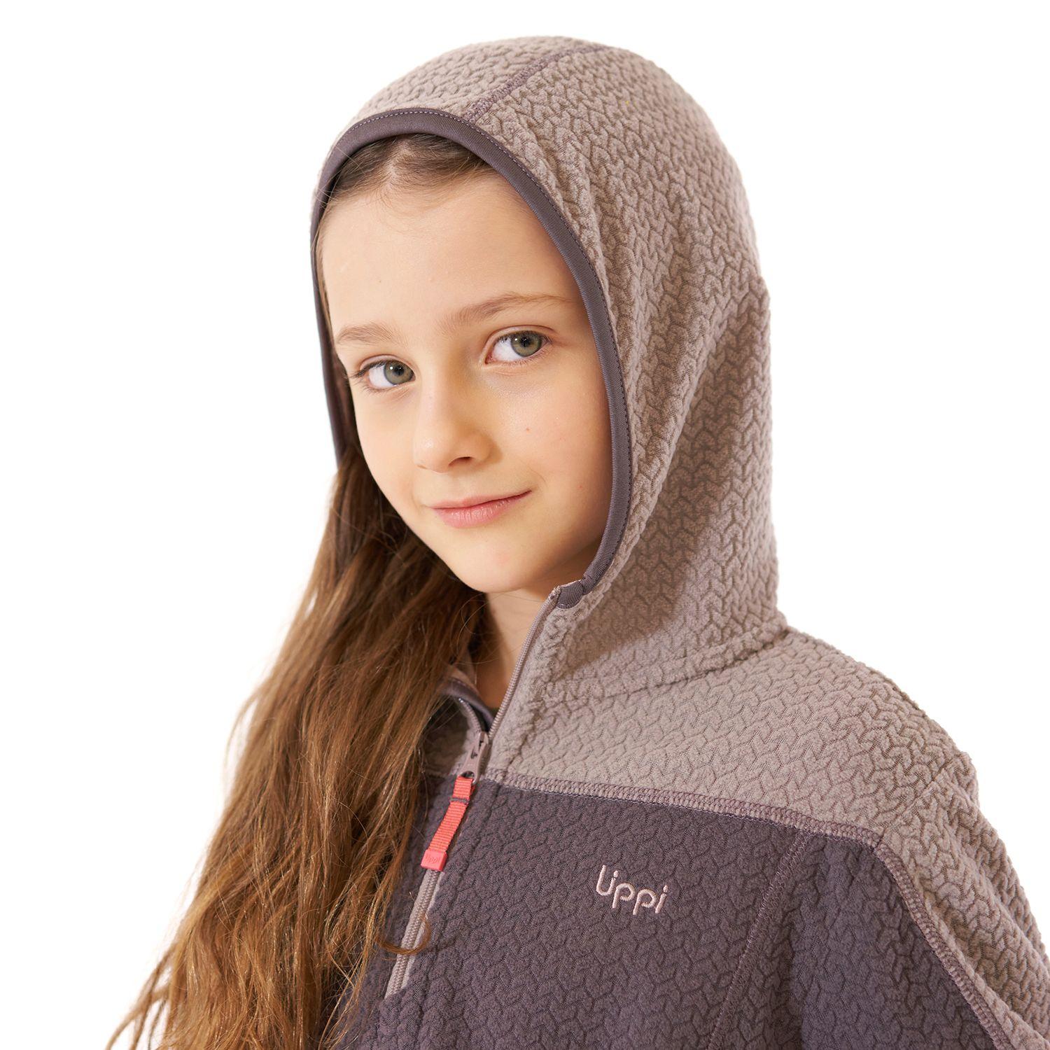 Poleron Niña Saltamontes Nano-F 1/4 Zip Hoody Malva Lippi V21-4