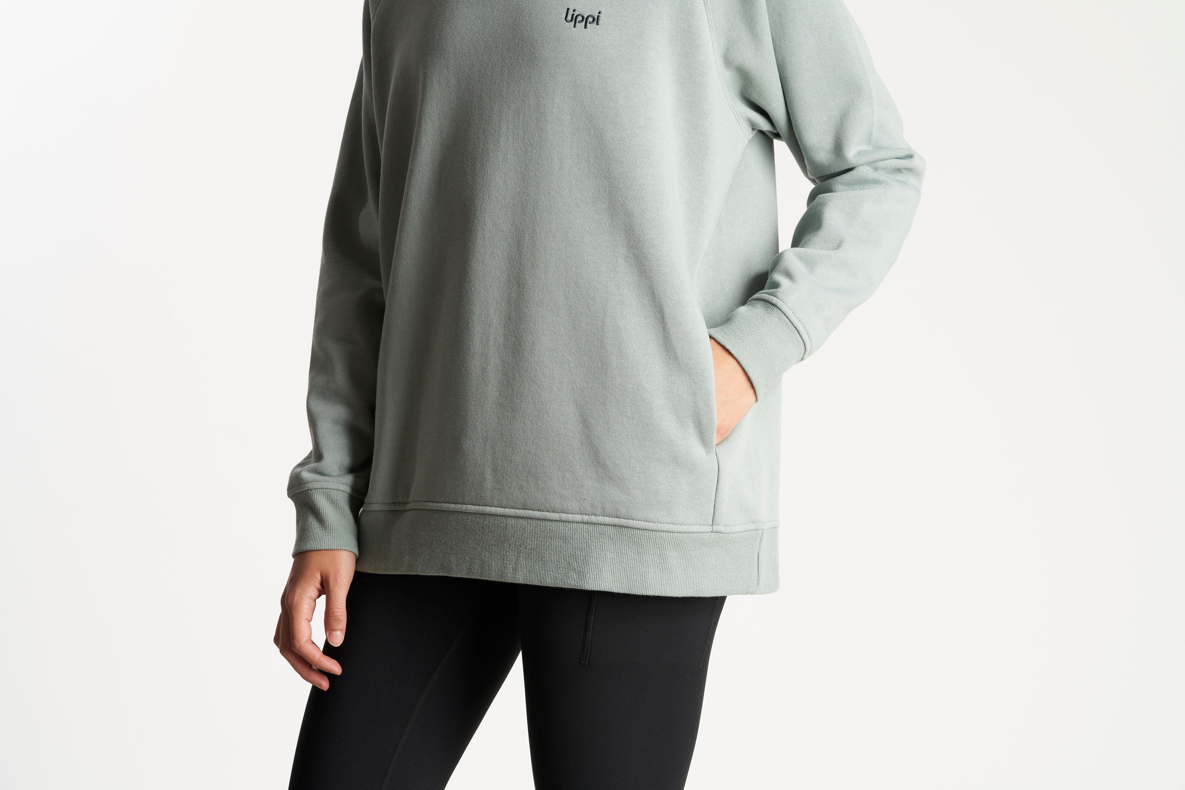 Poleron Mujer Ulmo Hoody Sweatshirt Jade Lippi-6