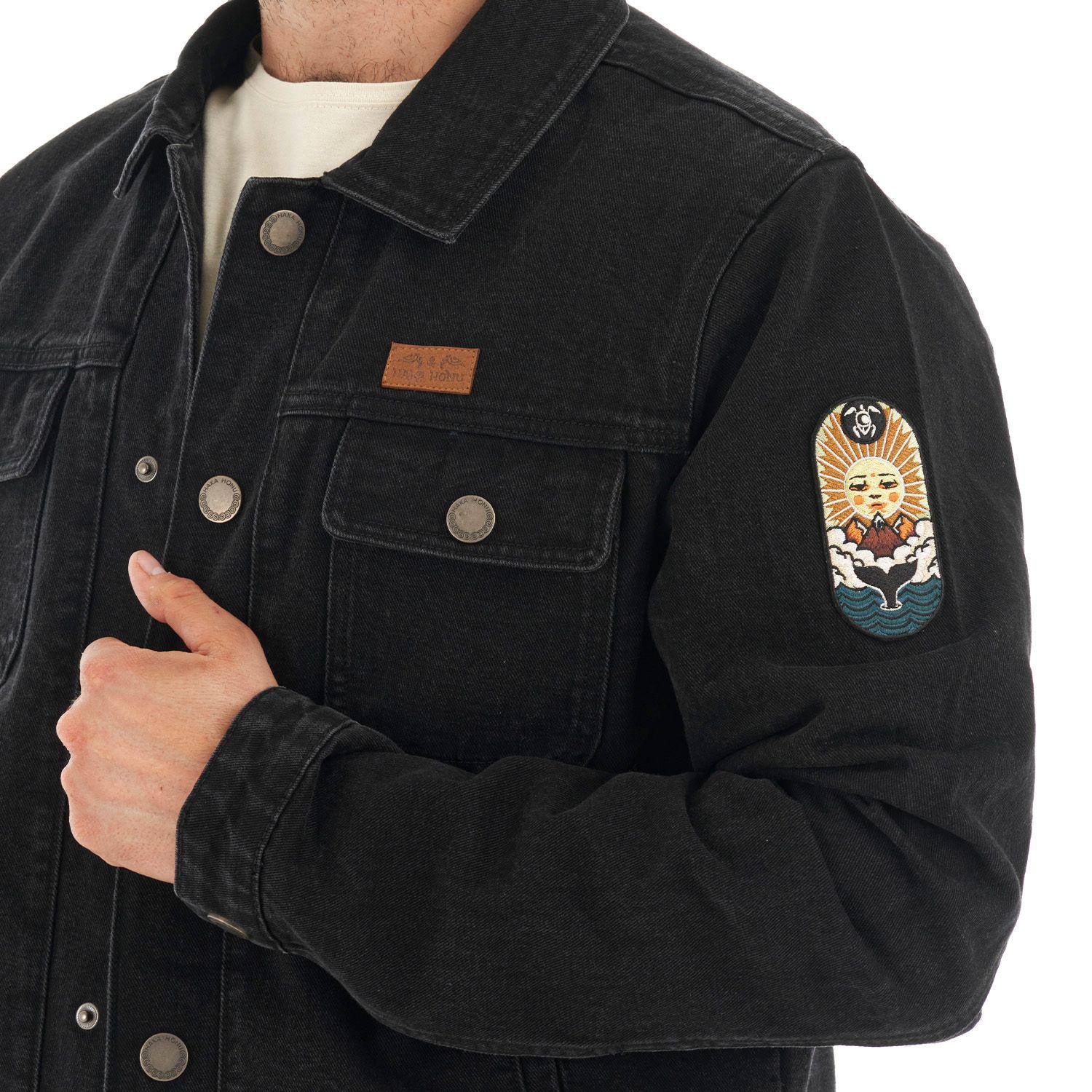Chaqueta Hombre James Jeans Negro Haka Honu V22-6