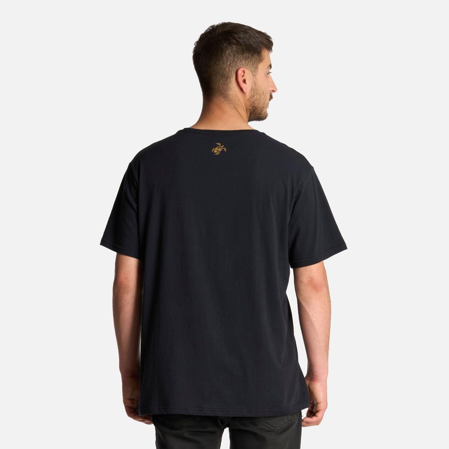 Polera Hombre Polo Negro Haka Honu-2