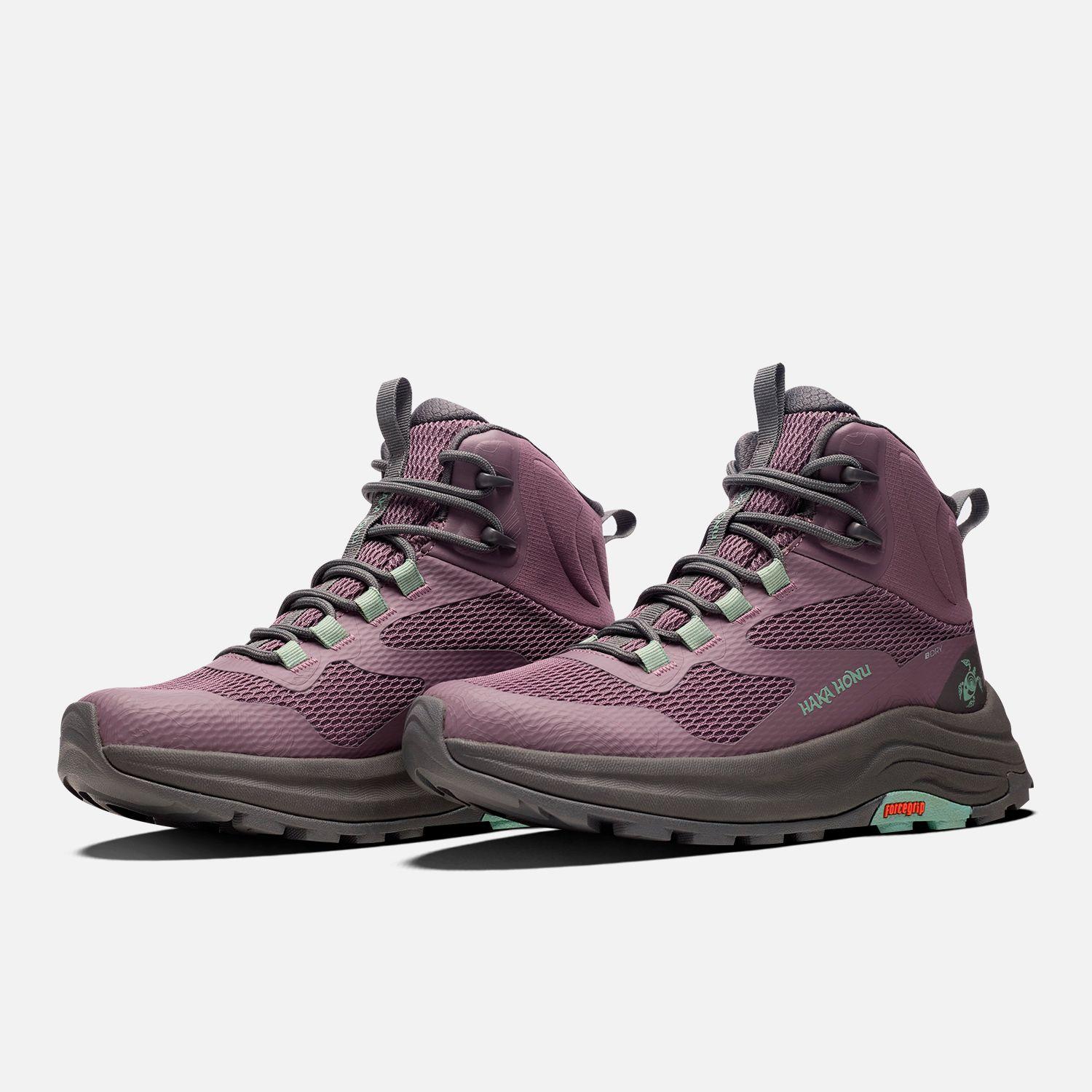 Zapatilla Mujer Huillin Alto Morado / Verde Agua Haka Honu I26-3