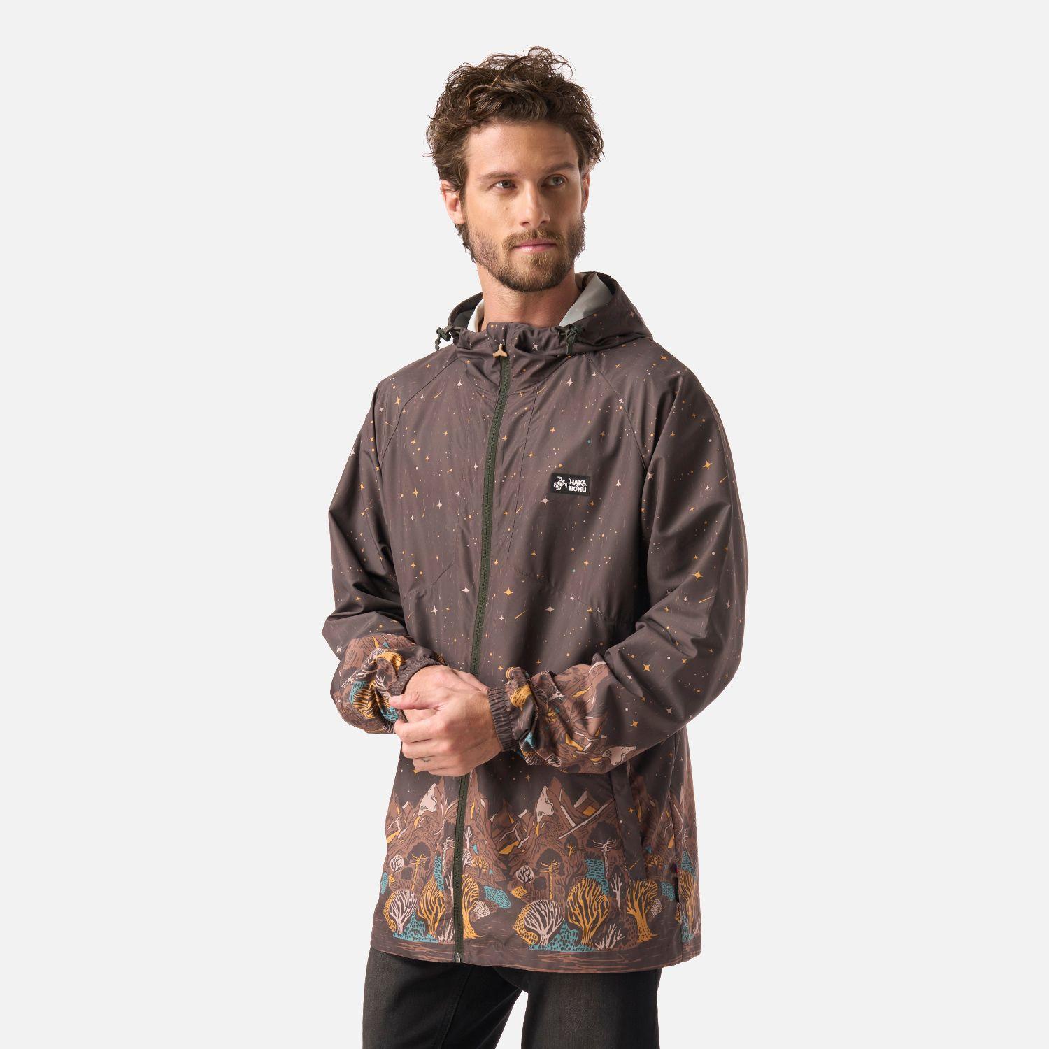 Chaqueta Hombre Aperrao Print Verde Militar Haka Honu V26-1