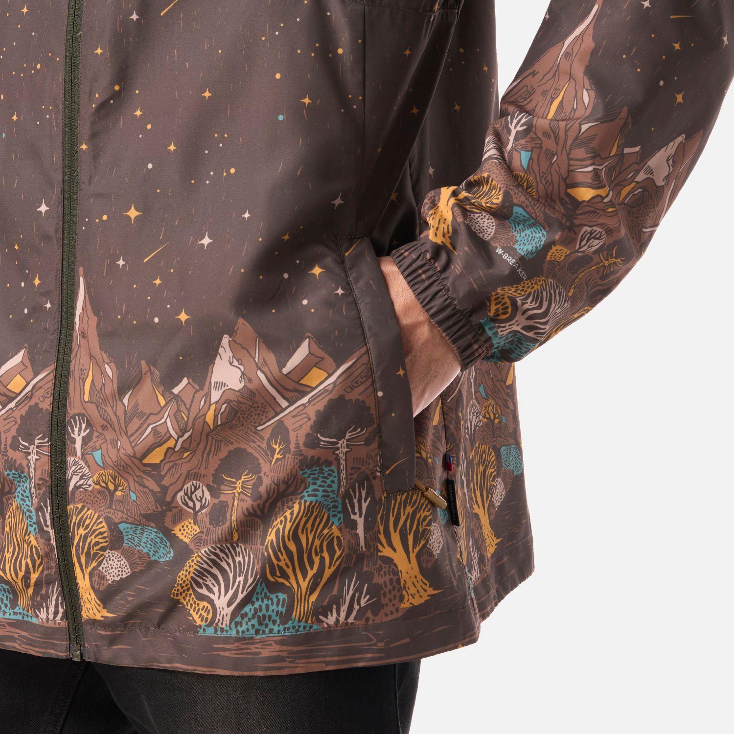 Chaqueta Hombre Aperrao Print Verde Militar Haka Honu V26-4