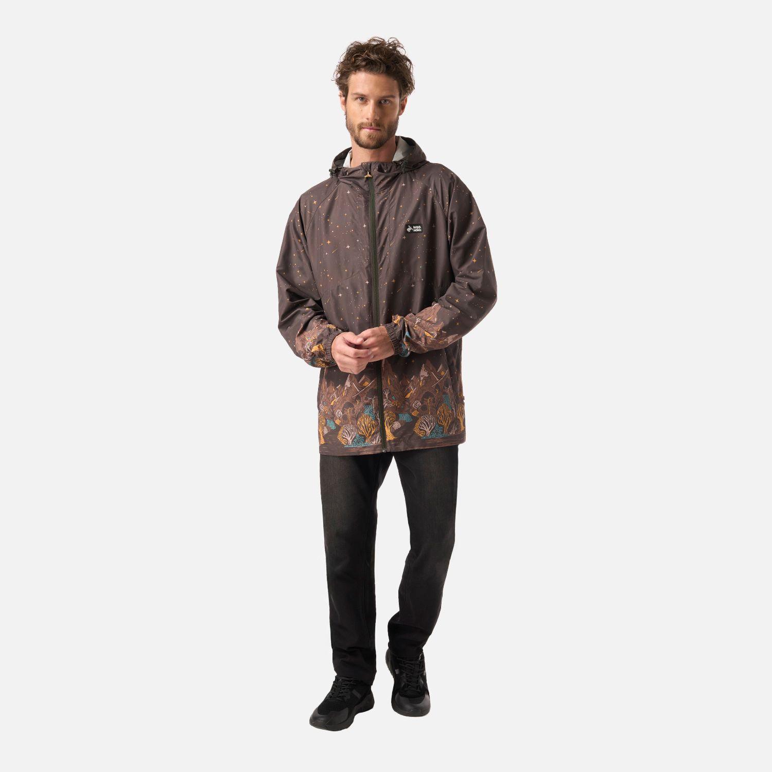 Chaqueta Hombre Aperrao Print Verde Militar Haka Honu V26-5