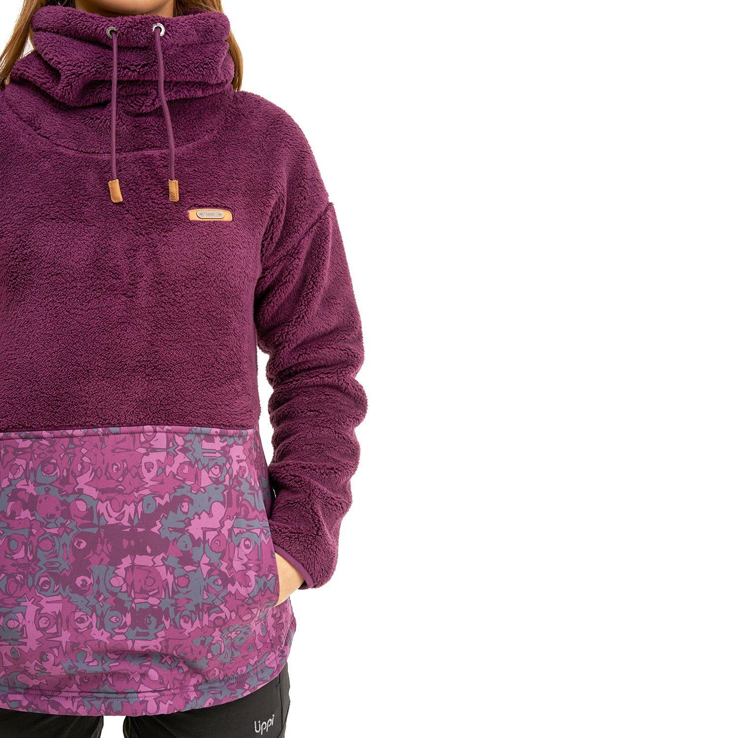 Poleron Mujer Baggy Sweatshirt Uva Lippi-4