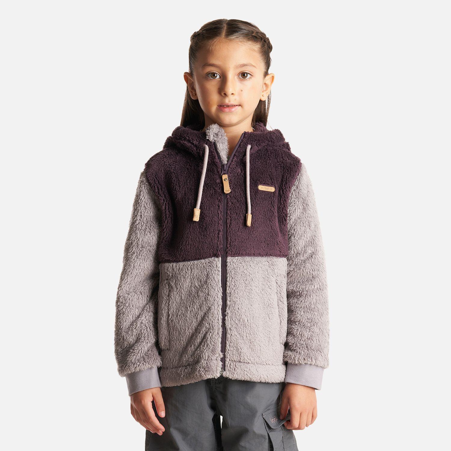 Chaqueta Niña Bear Shaggy-Pro Hoody Jacket Burdeo/Malva Lippi-1
