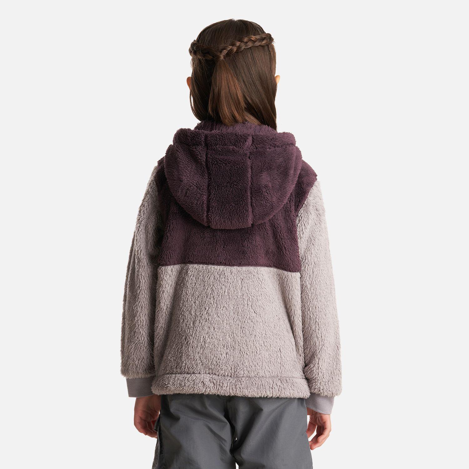 Chaqueta Niña Bear Shaggy-Pro Hoody Jacket Burdeo/Malva Lippi-3