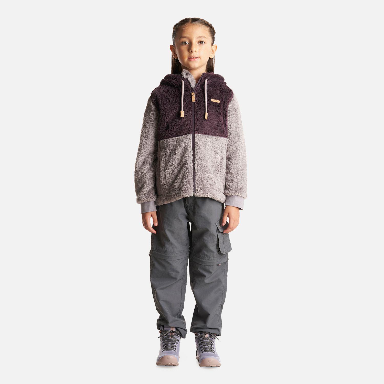 Chaqueta Niña Bear Shaggy-Pro Hoody Jacket Burdeo/Malva Lippi-6