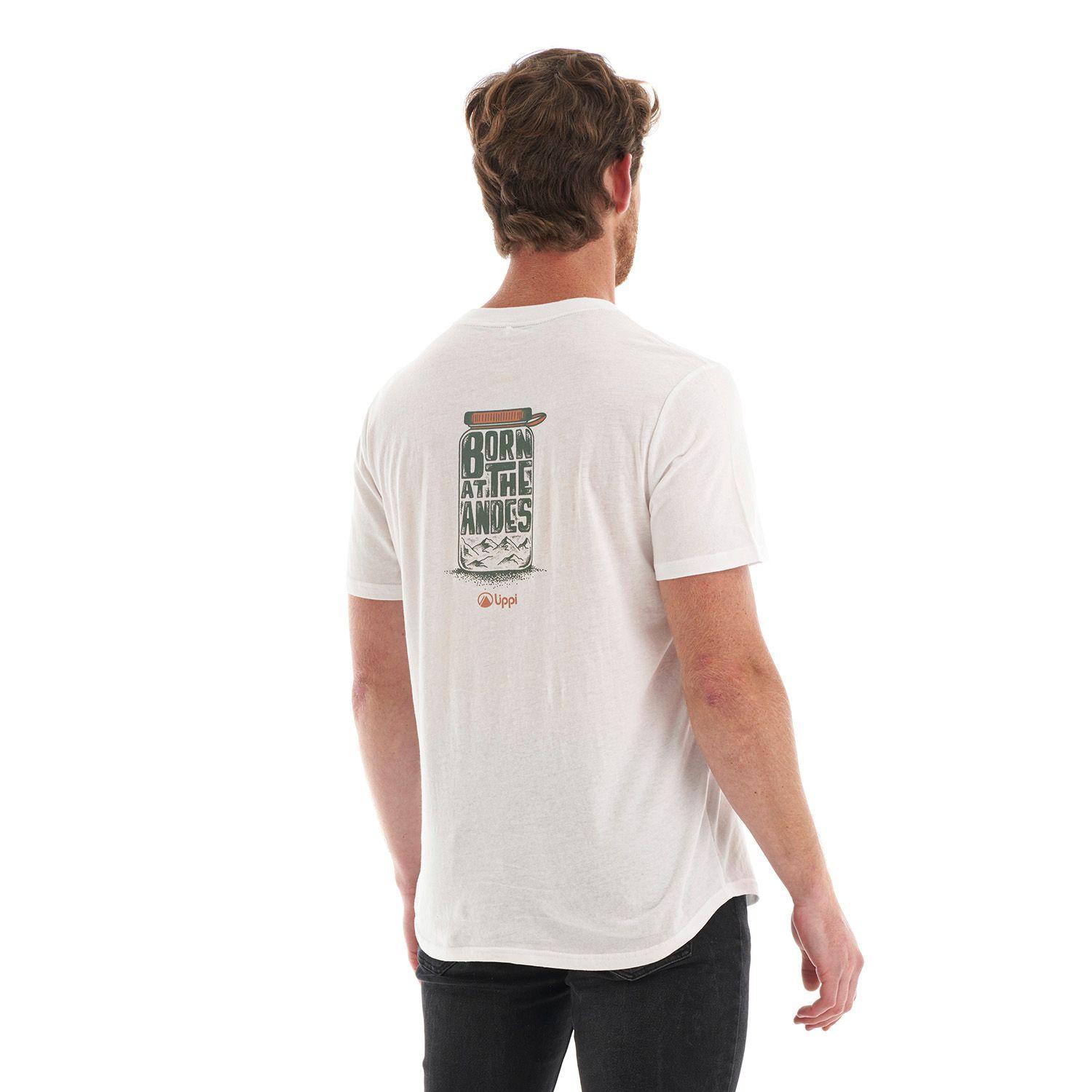 Polera Hombre Flask UV-Stop T-Shirt Blanco Lippi-4