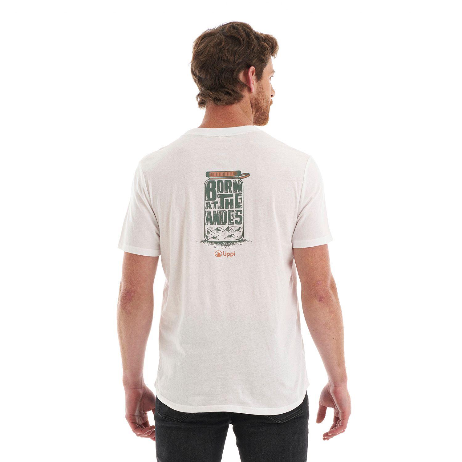 Polera Hombre Flask UV-Stop T-Shirt Blanco Lippi-5