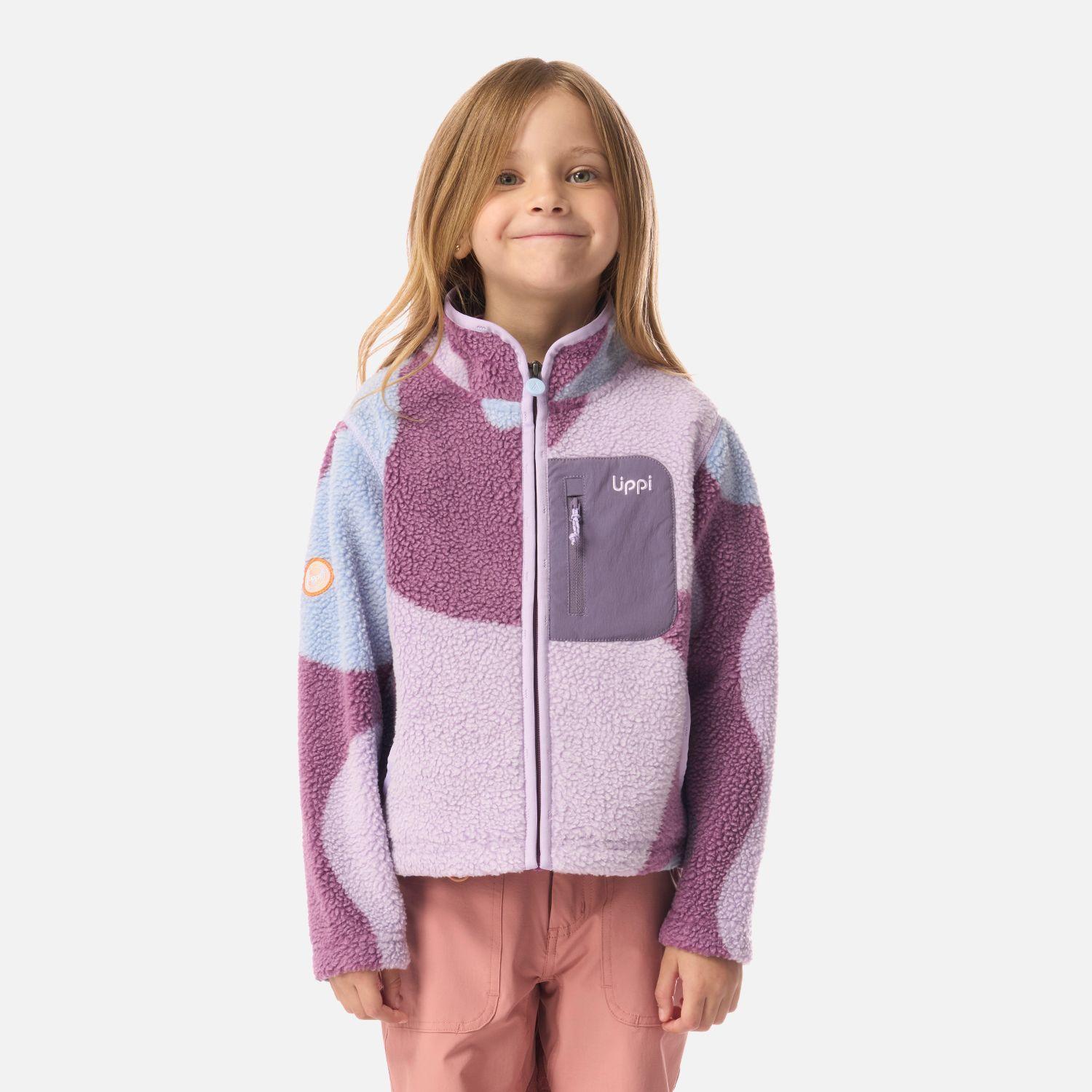 Polar Niña Glaciar Sherpa-Pro Jacket Print Purpura Lippi I26-0