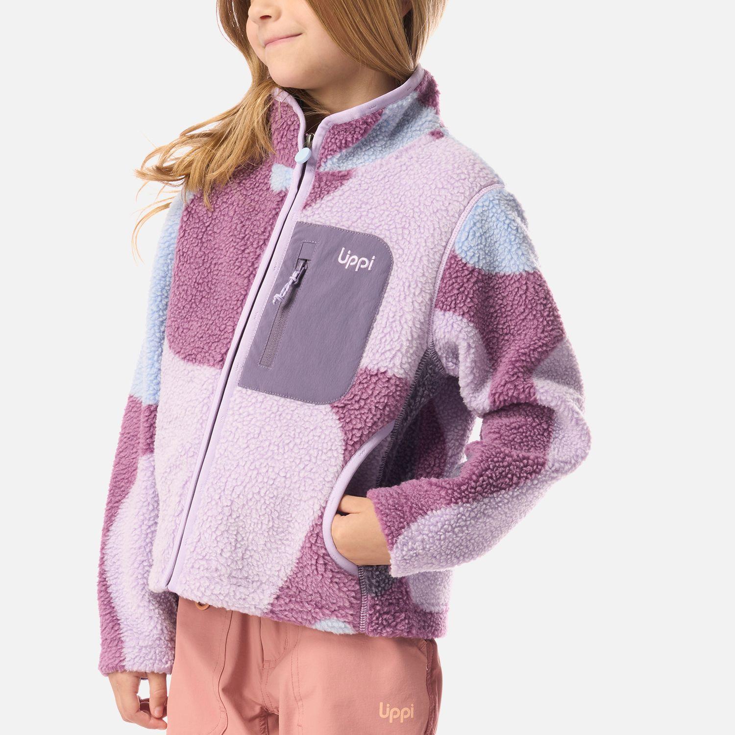 Polar Niña Glaciar Sherpa-Pro Jacket Print Purpura Lippi I26-3