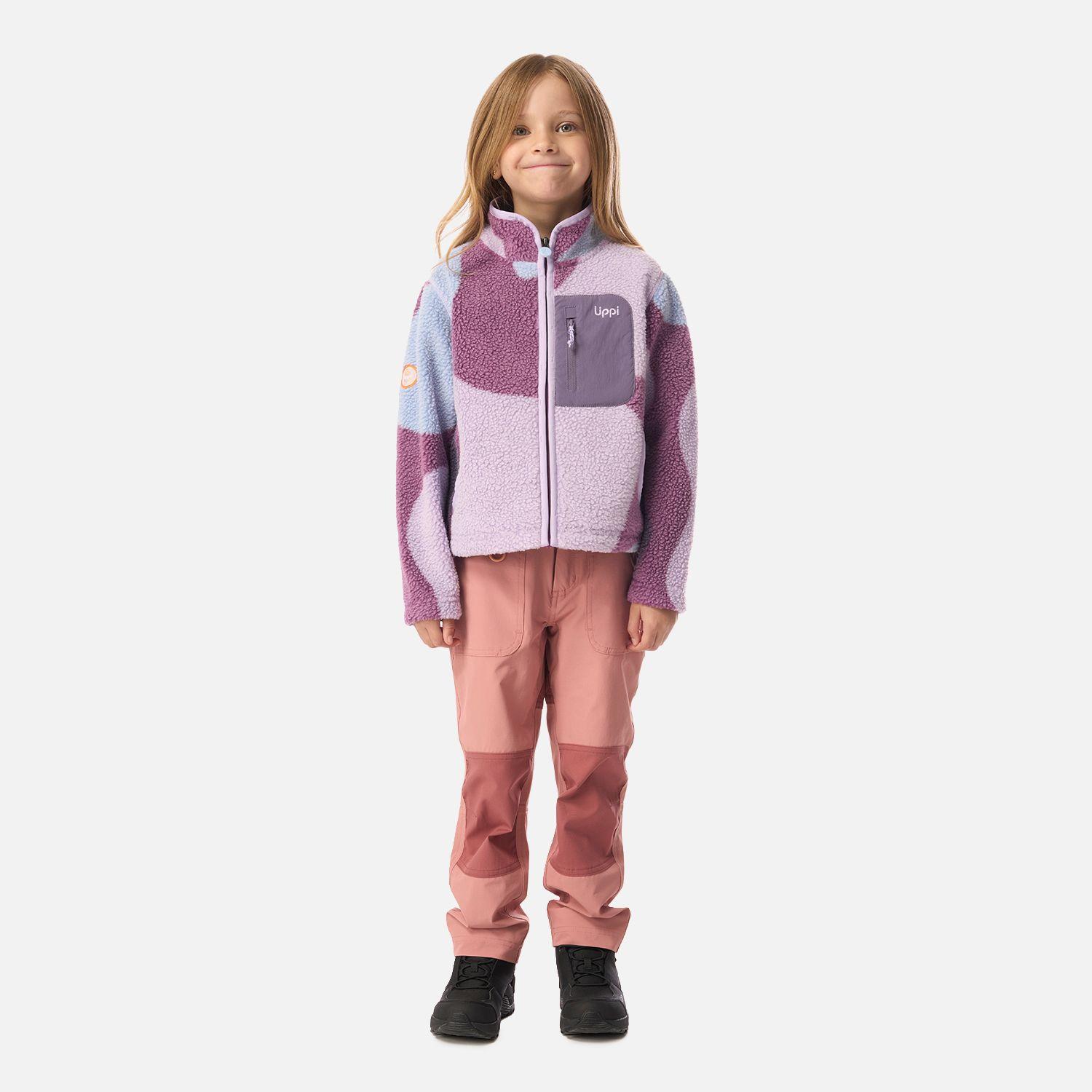 Polar Niña Glaciar Sherpa-Pro Jacket Print Purpura Lippi I26-4